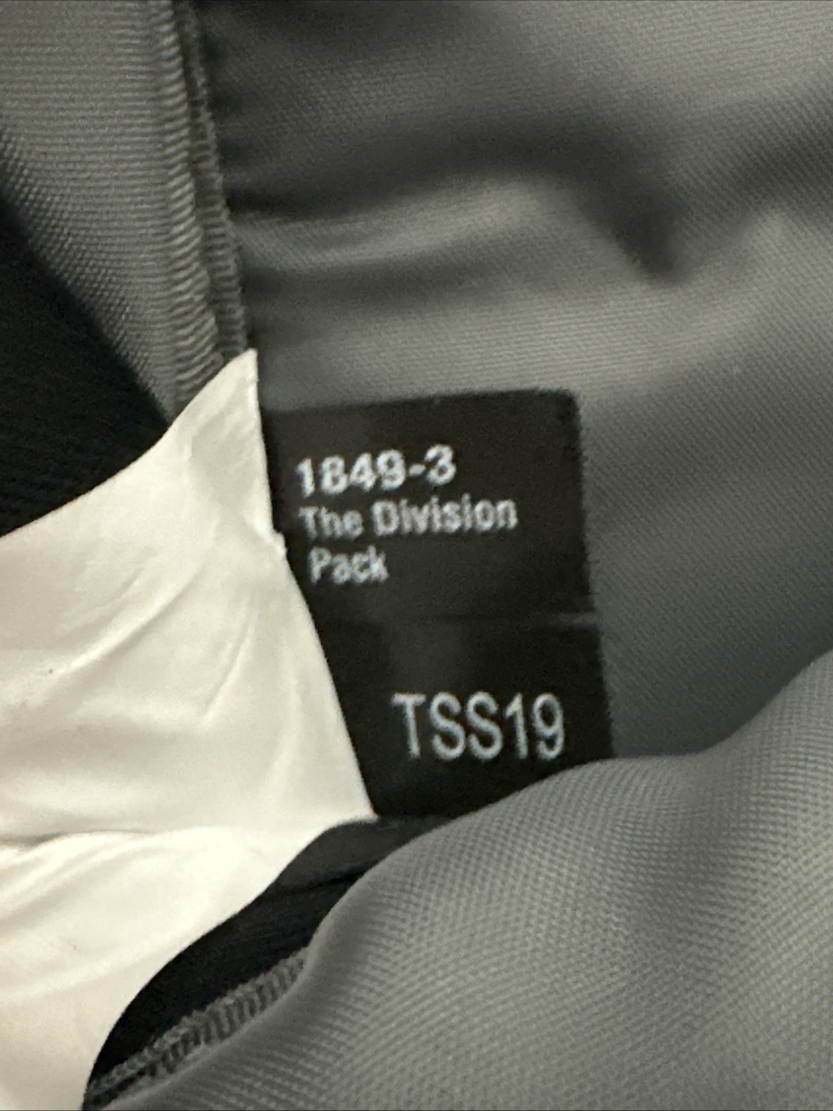 Timbuk2 The Division Pack Jet Black Gray Laptop Backpack TSS19 Nature’s Bakery