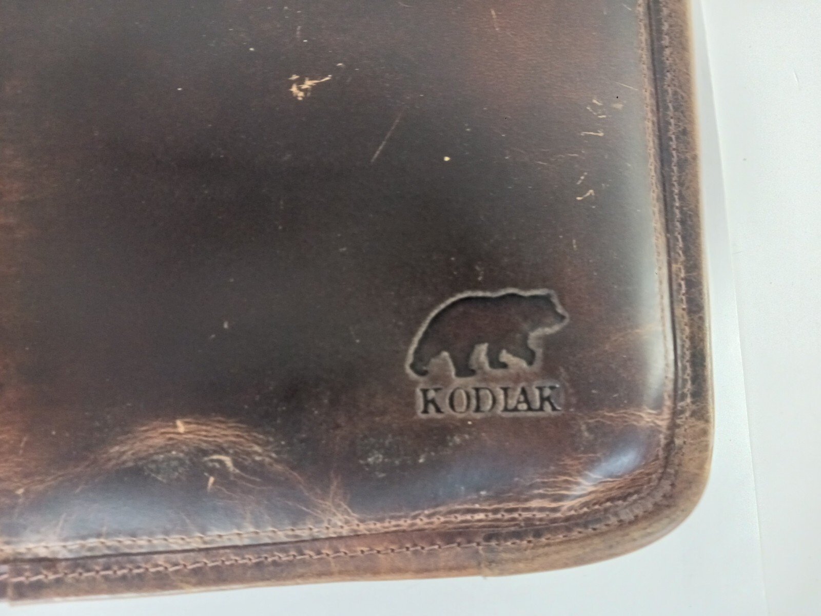 Kodiak Leather Satchel, Carrying Case, Buffalo Leather 15.5″ x 12.5 Ebay Motors