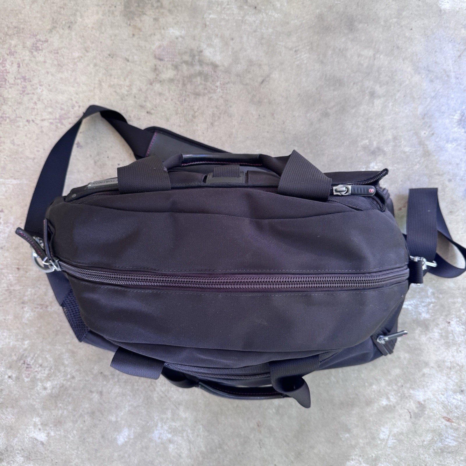 VICTORINOX Swiss Precision Gear ‘PG CARGO’ Duffel Black Ballistic Nylon