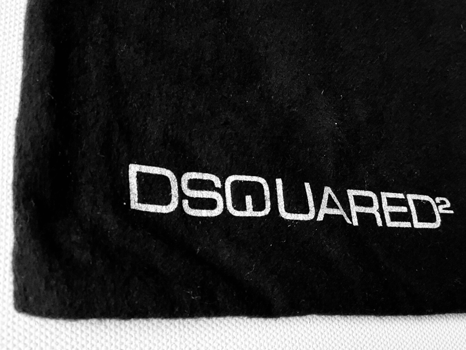 DSQUARED2 Bag Canvas Bag Original Black Dust Bag 39 x 32 cm