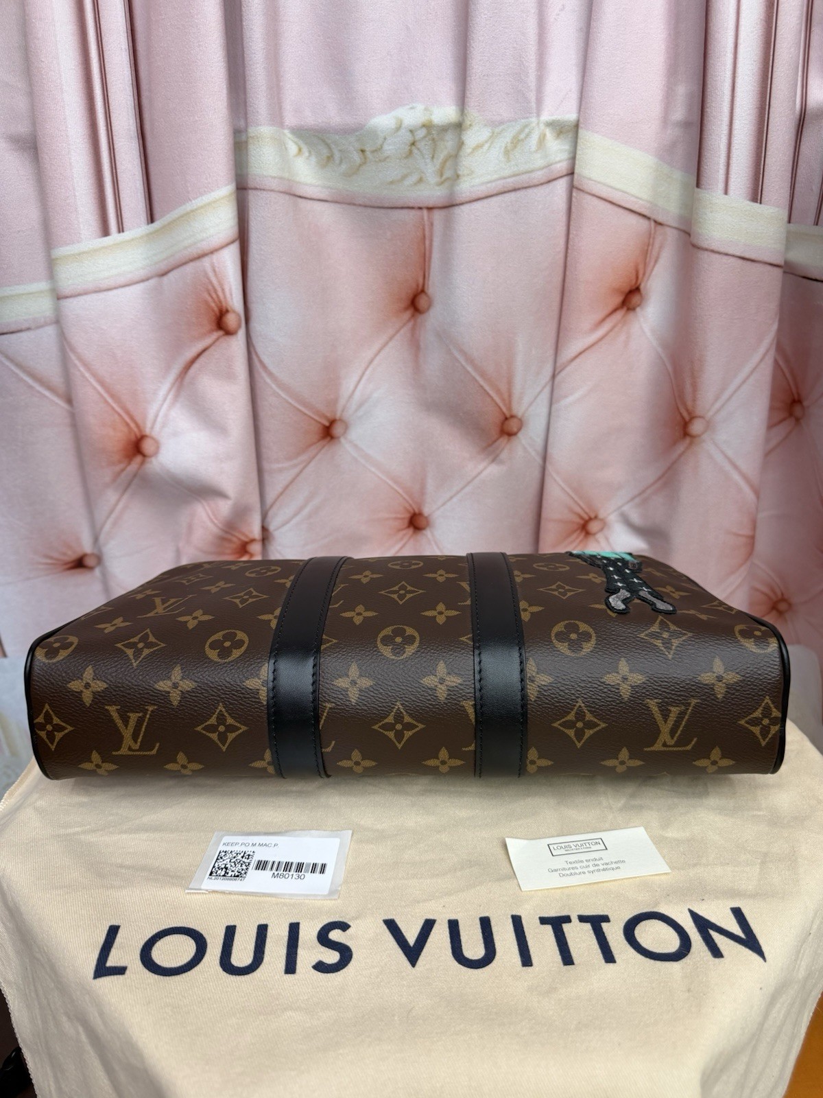 Louis Vuitton LV Friends Cartoon Keepall Pouch Virgil Abloh Monogram New RARE!