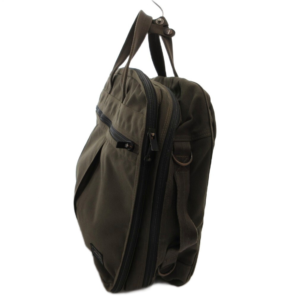 Yoshida PORTER TENSION Hand2way Bag Cordura Nylon Khaki Mens Made in JAPAN