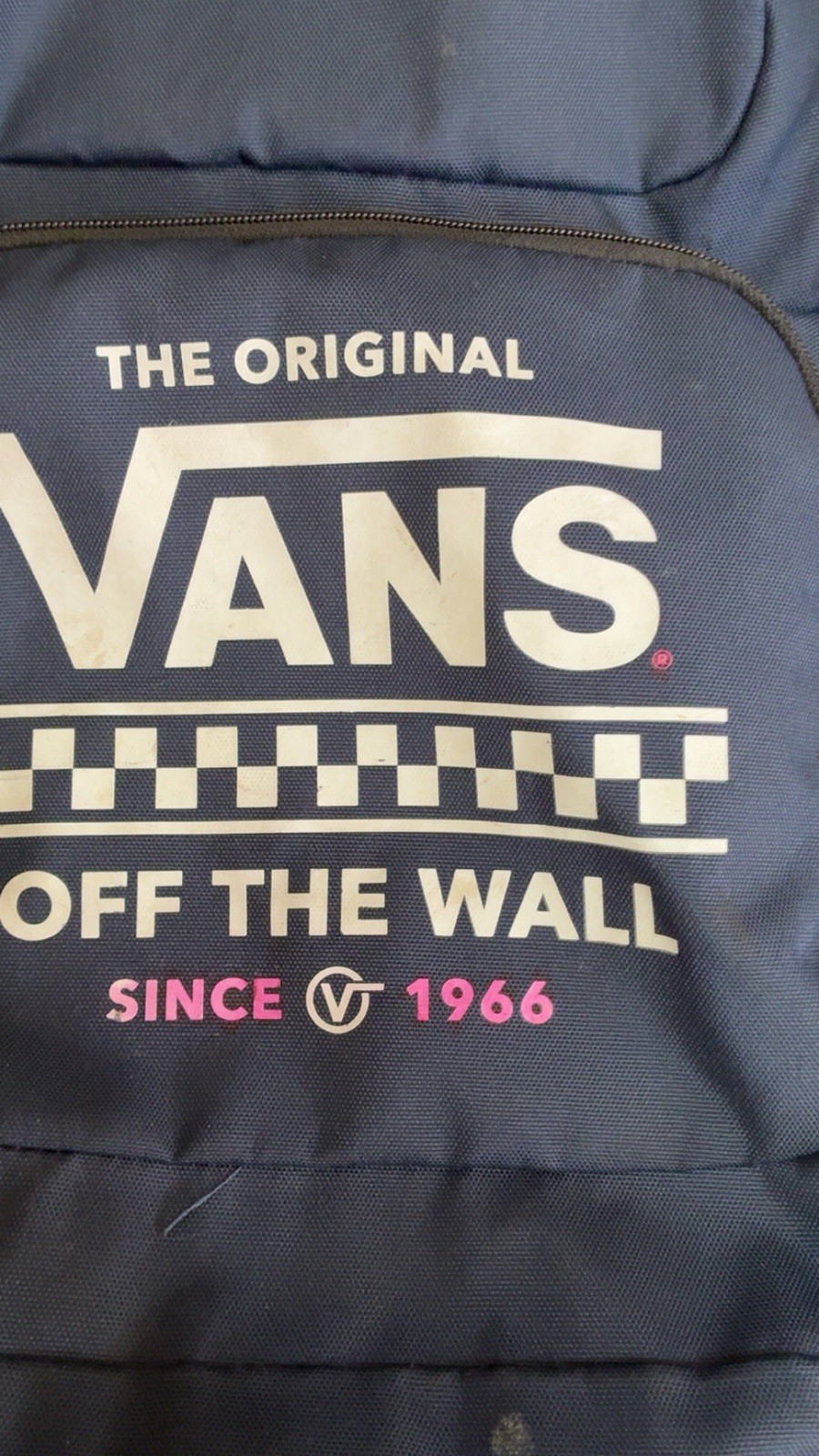 Vans Holden Backpack Blue Dress Blues Full Size 19” Bag