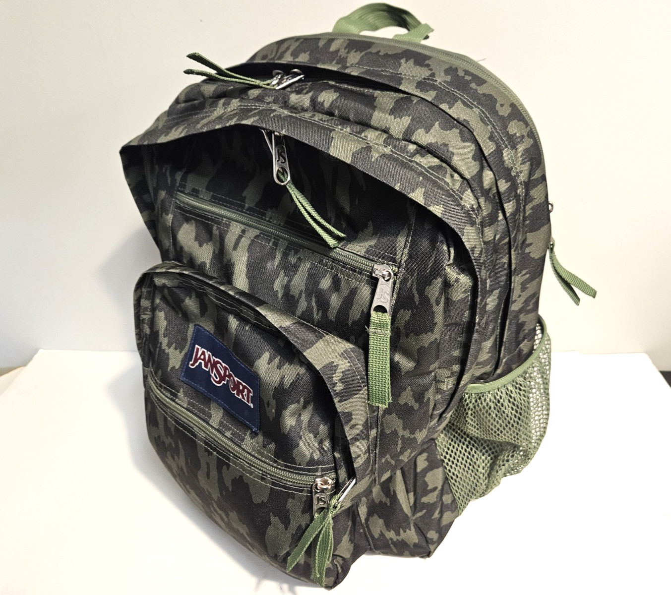 Jansport Camo Backpack Big Student- Super Clean