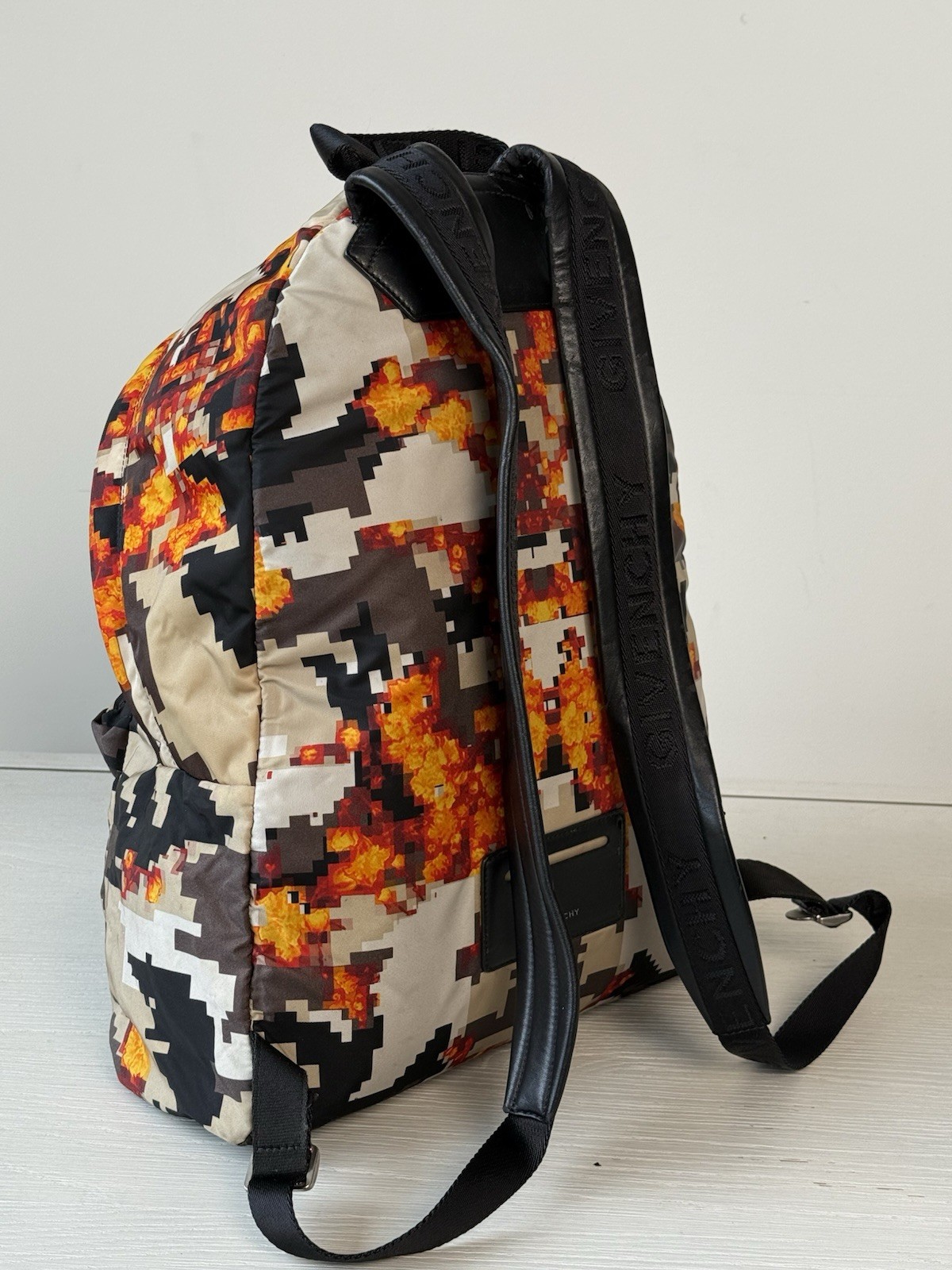 Givenchy Paris Multicolor Backpack Men’s Orange Black