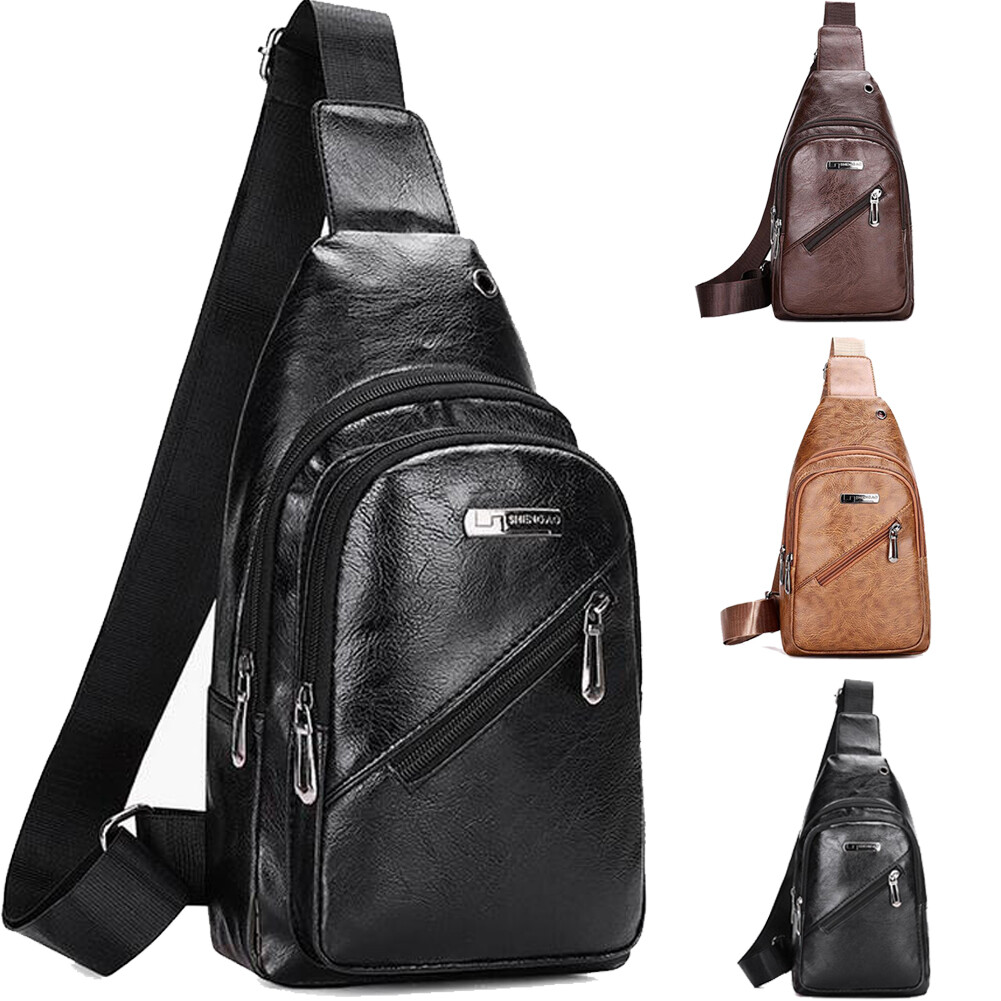 Mens Shoulder Chest Sling Bag Cross Body Pack Handbag Sports Travel Backpack USA