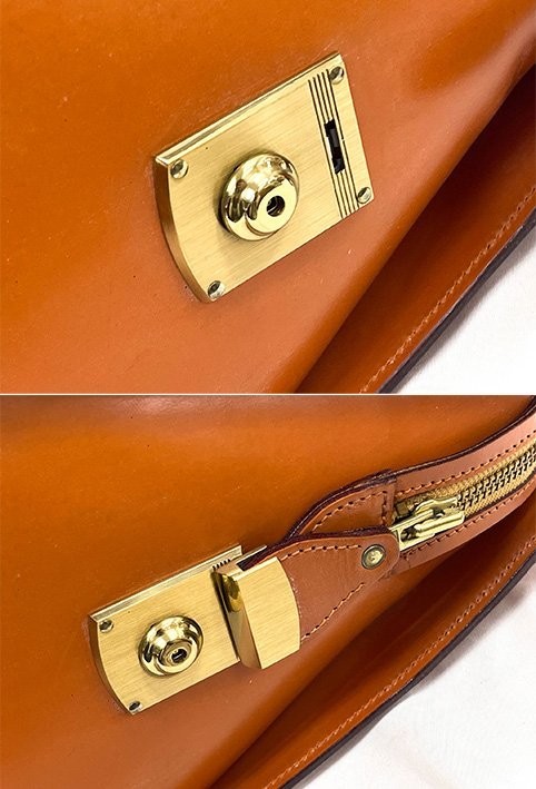 Swaine Adeney Brigg Bridle Leather Boston Travel Bag H36×W50×D22cm Unused