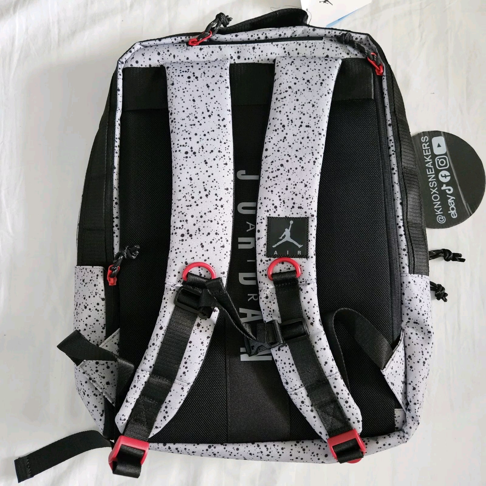 Nike Air Jordan 15″ Backpack MA0838-G0W Cement Gray Elephant Print