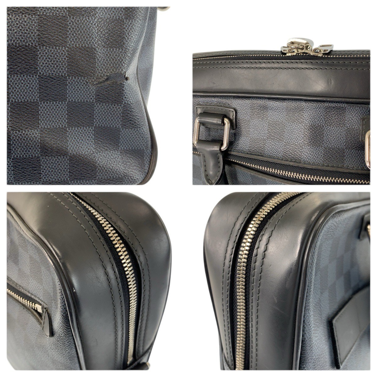LOUIS VUITTON Damier Cobalt Porte Document Business N41347 briefcase