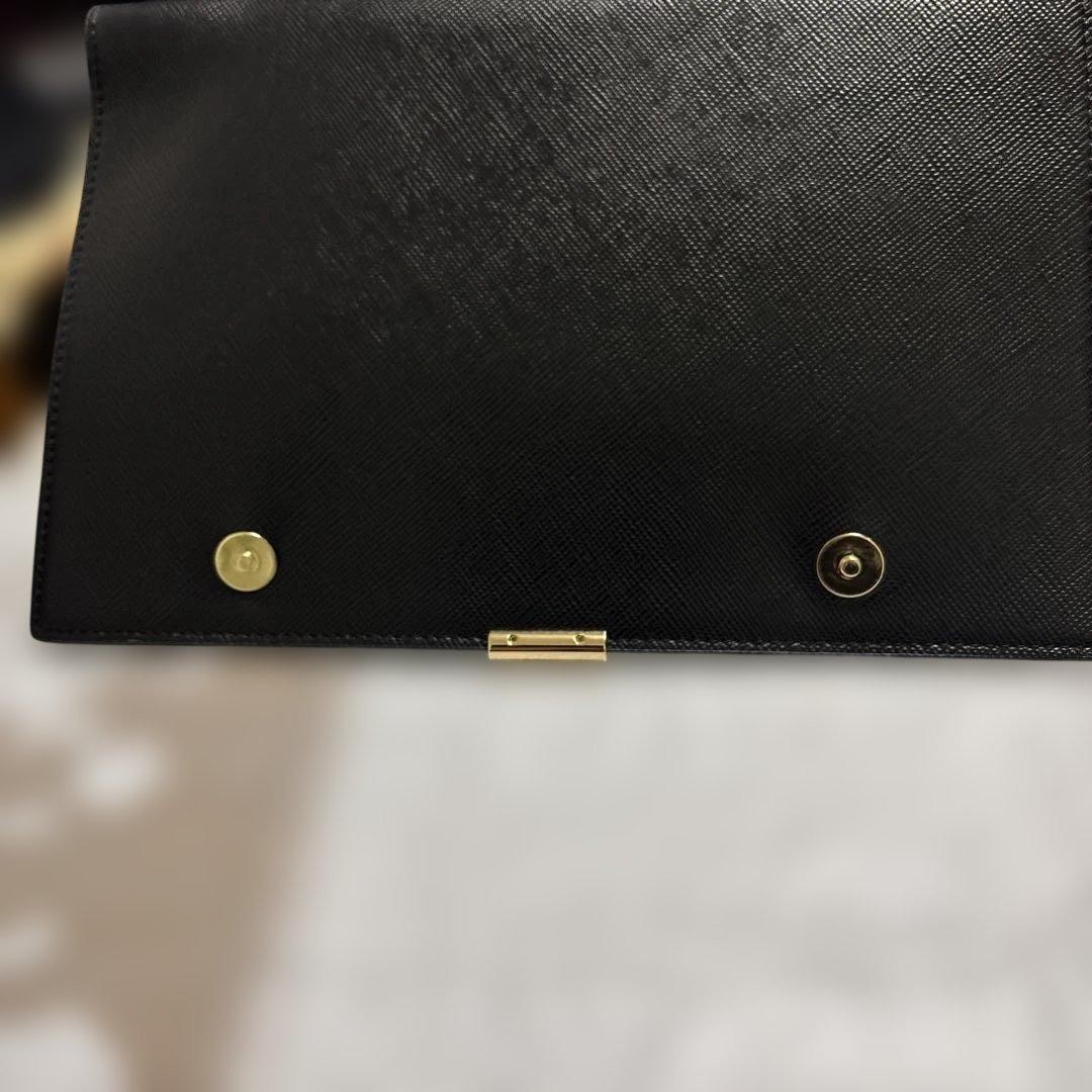 [New] Catty Ferrari Formal Business Bag Black Large Capacity