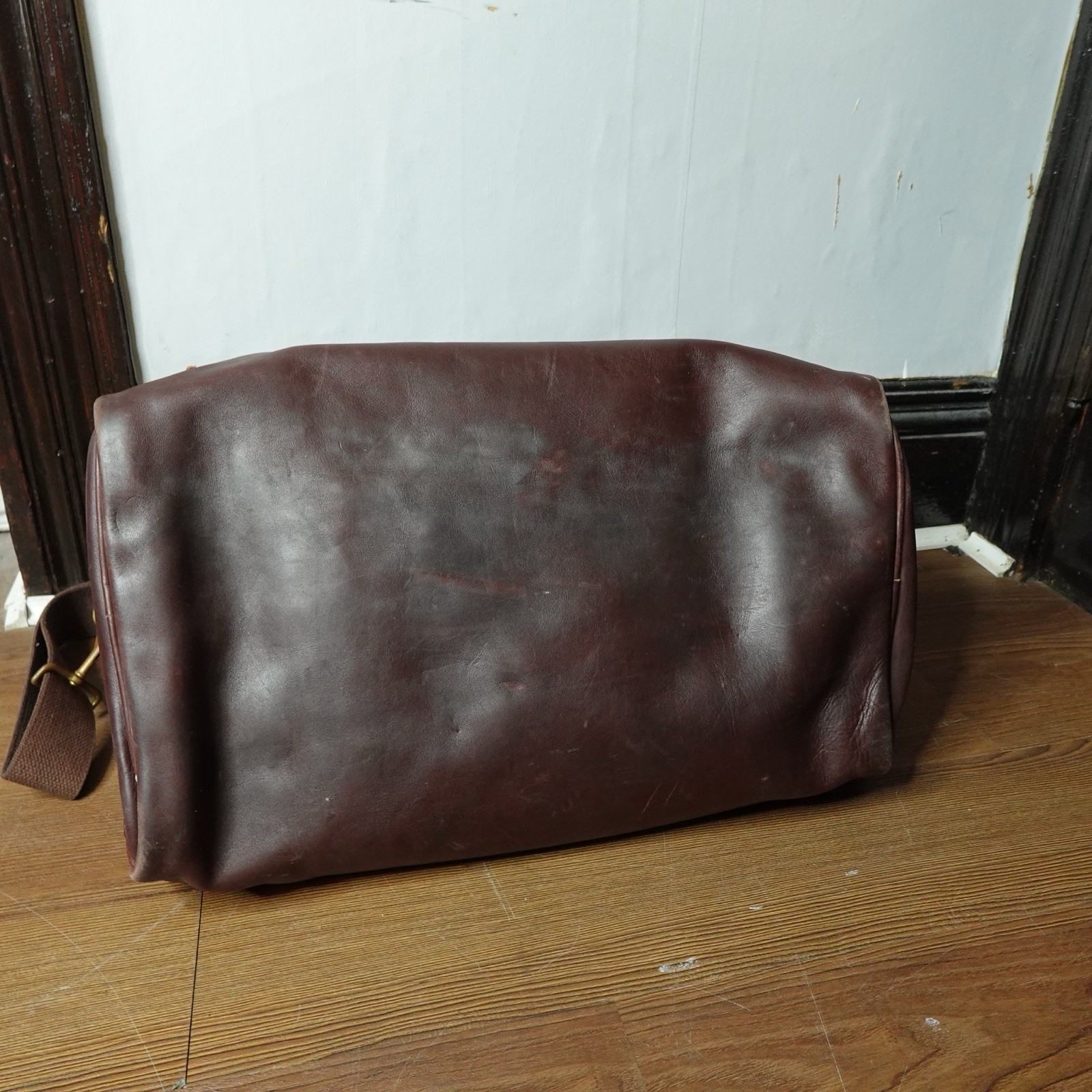 Duluth Pack Sportsman Duffel Bag Large Brown Leather Made In USA