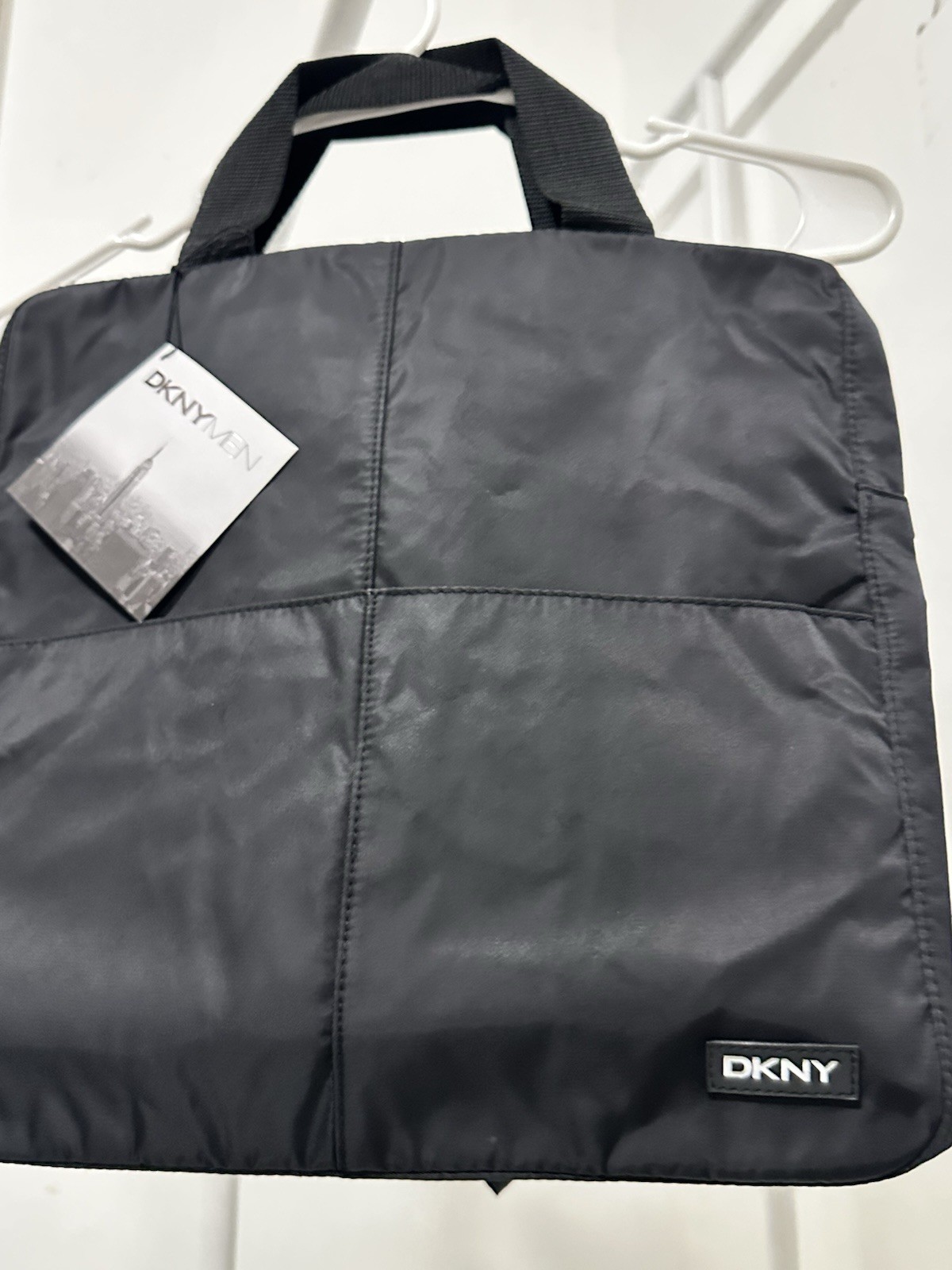 DKNY Nylon Computer Docs Bag Top Handle & Strap
