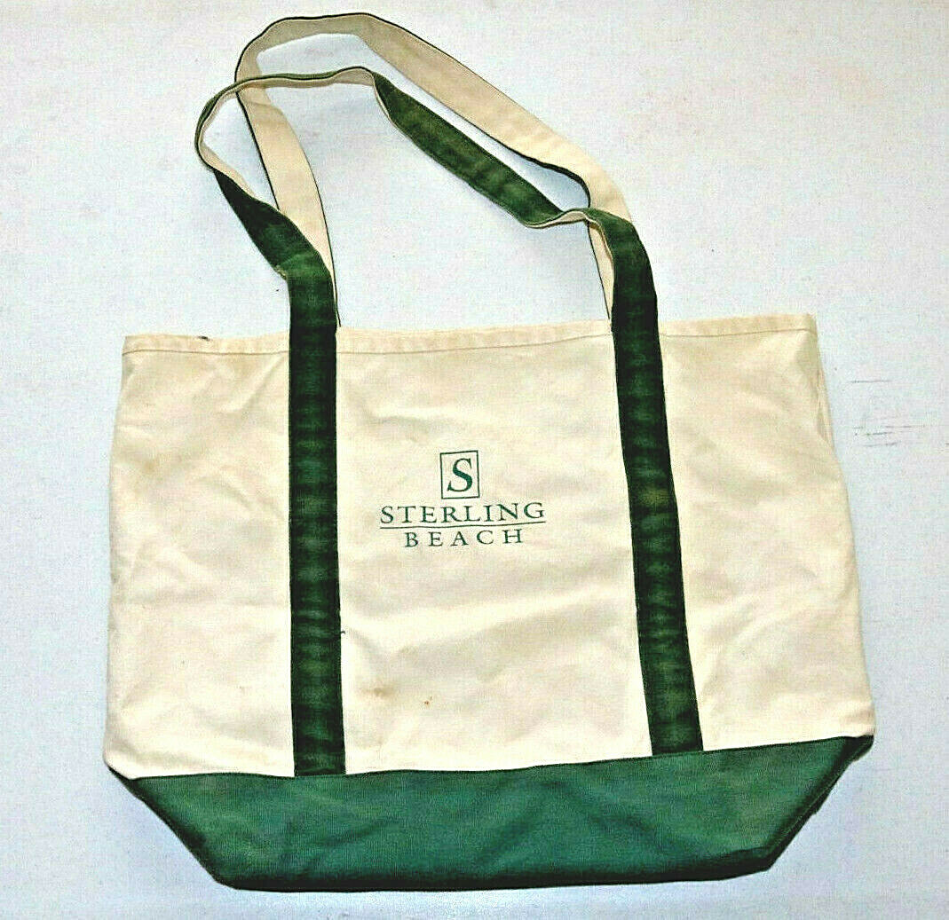 Sail Bags Heavy Canvas Bag Cotton Duck Sailcloth Large Tote WHITE STERLING XC