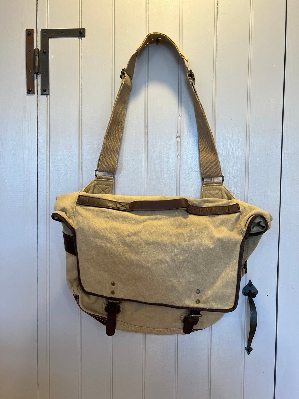 VTG J Crew Crossbody Mailbag Leather Bottom – New with Tag, Abingdon