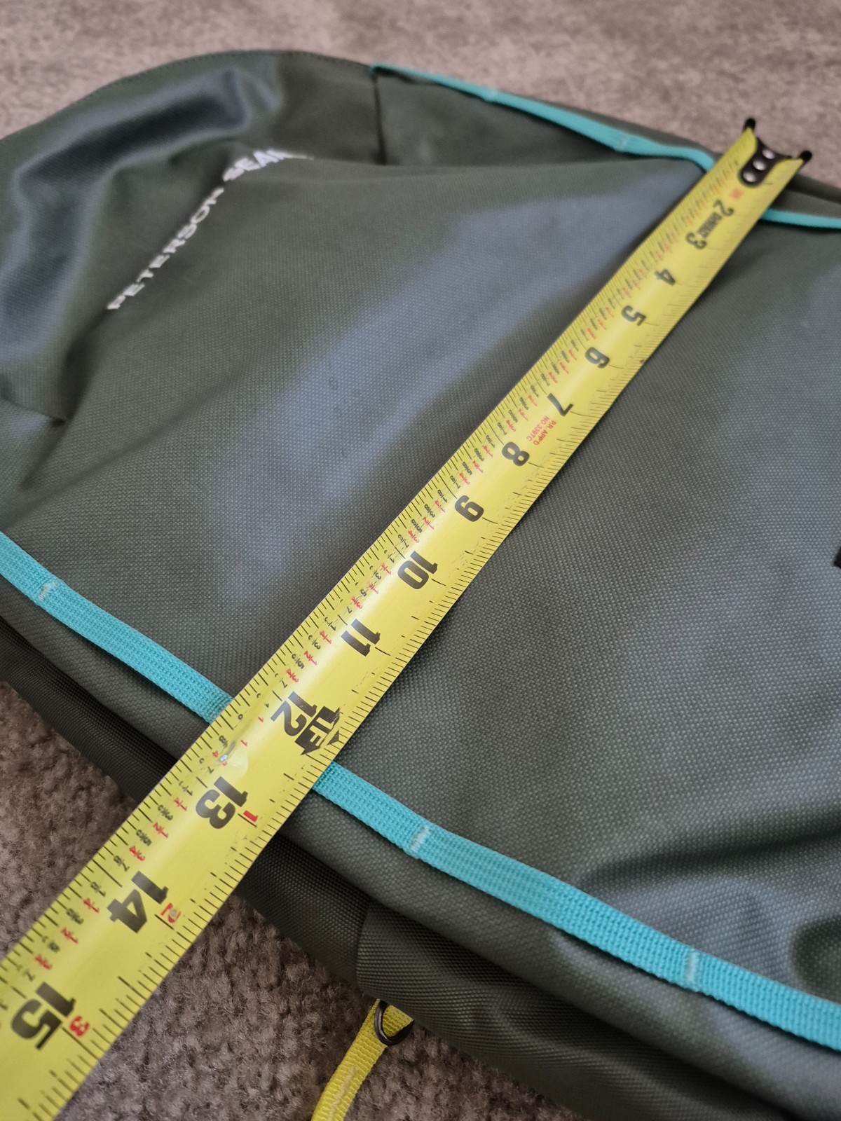 backpack Cotopaxi bag green teal nylon trekking laptop travel rain Vaya 18L
