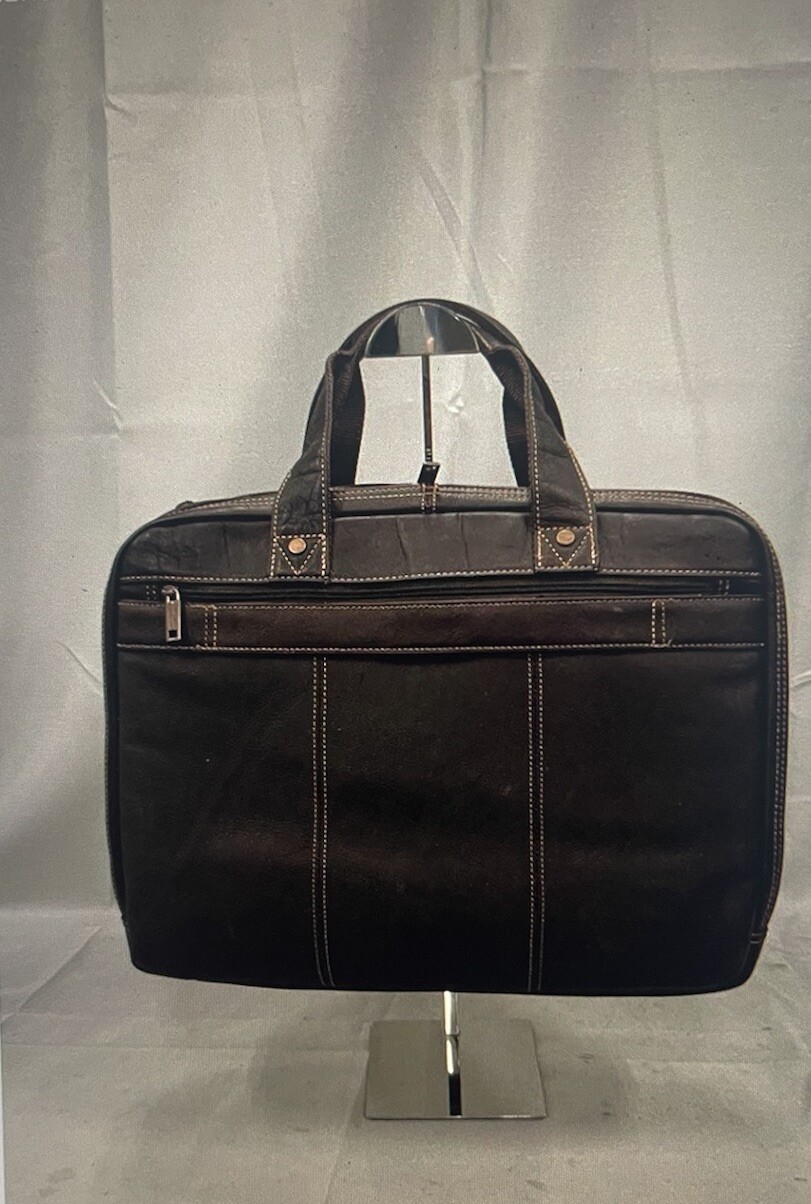 Wilson’s Genuine Leather Briefcase Laptop Satchel Messenger Attaché Bag NWT $350