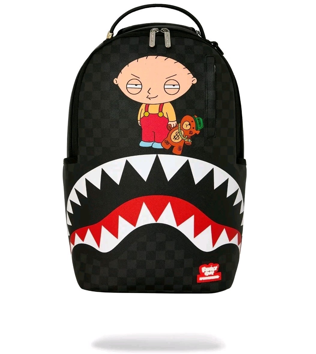 🔥🔥 Sprayground Family Guy Stewie Money Backpack School Bookbag Bag