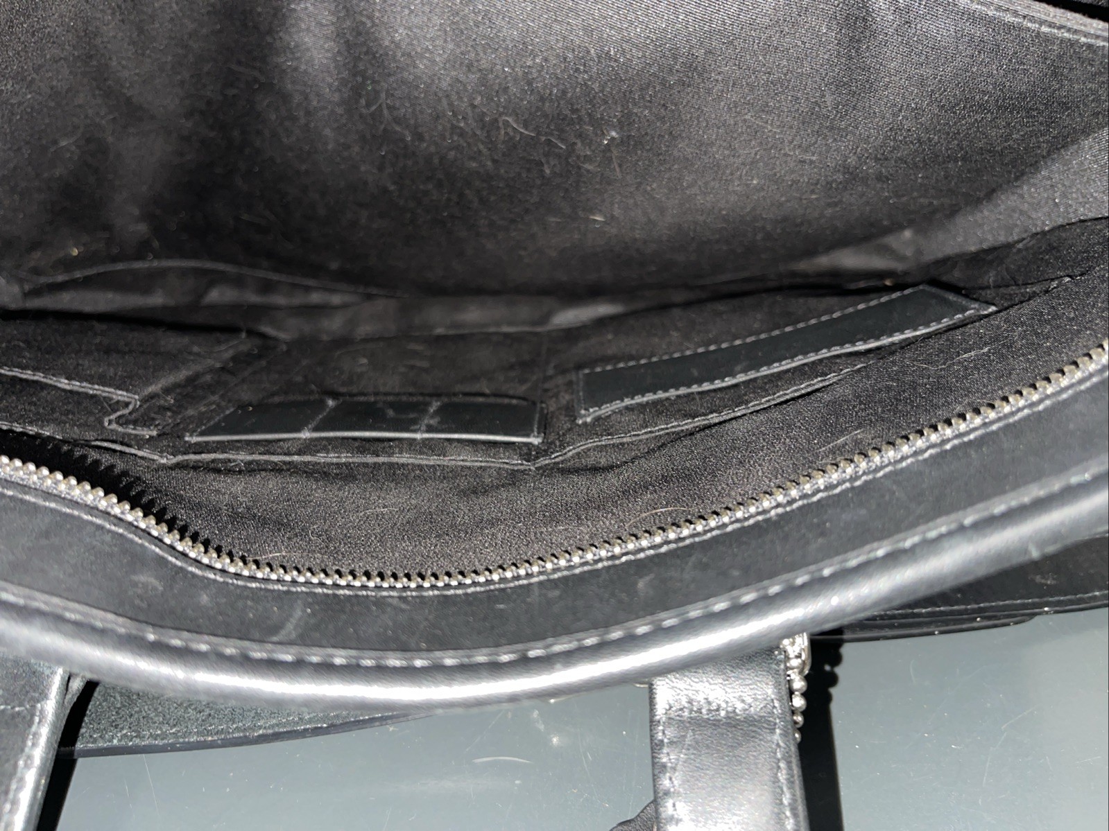 Coach Metropolitan Slim Leather Briefcase Black Crossbody Bag