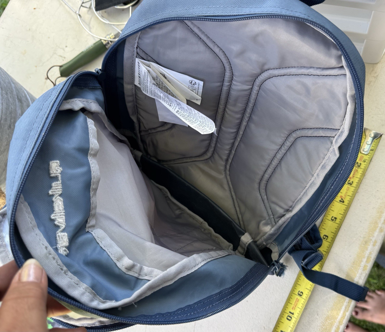 quicksilver backpack Dark Blue Coconut Tree Design