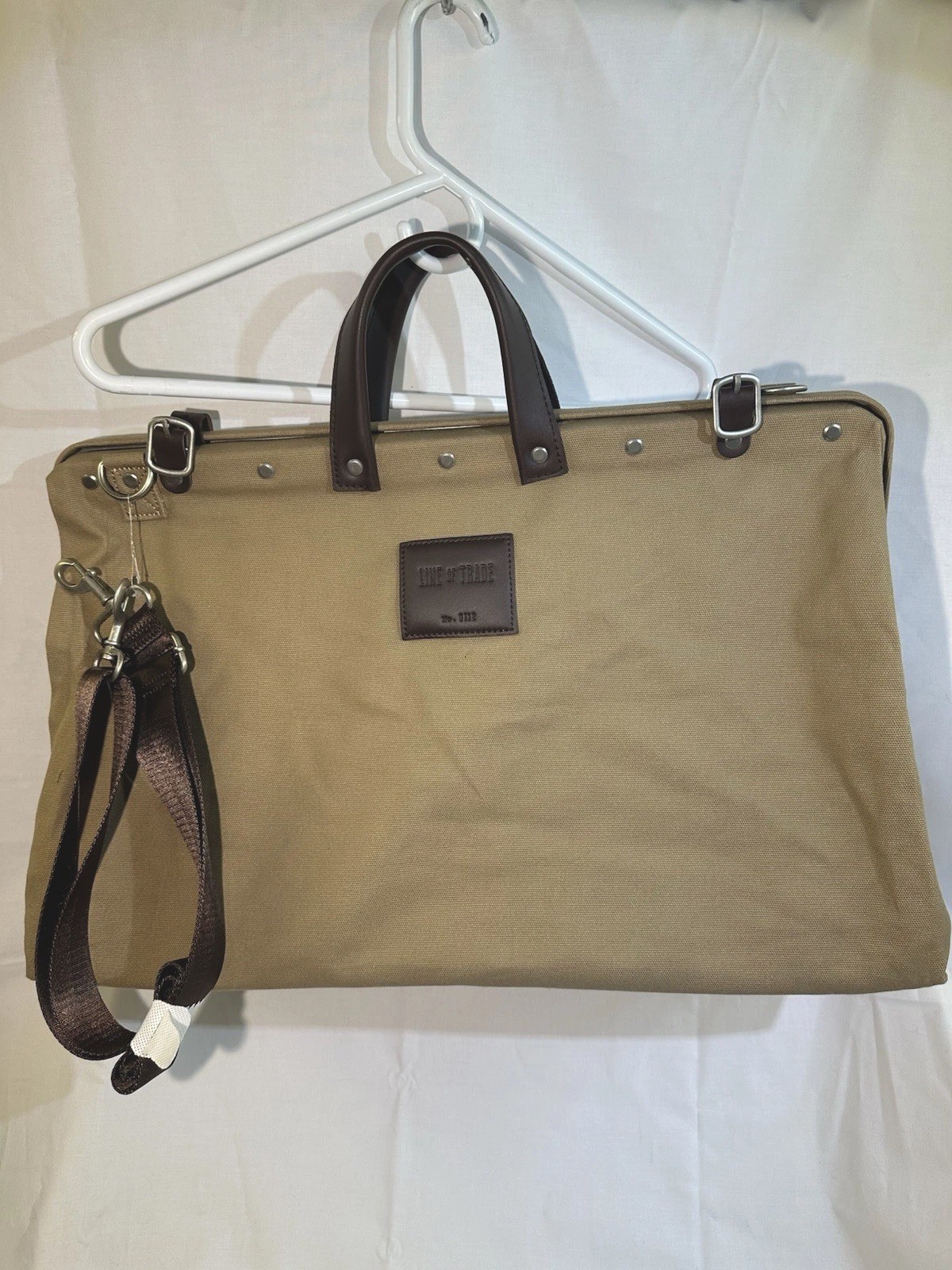 Line Of Trade Model 0312 Weekend Wanderer Field Tan With Brown Leather Trim