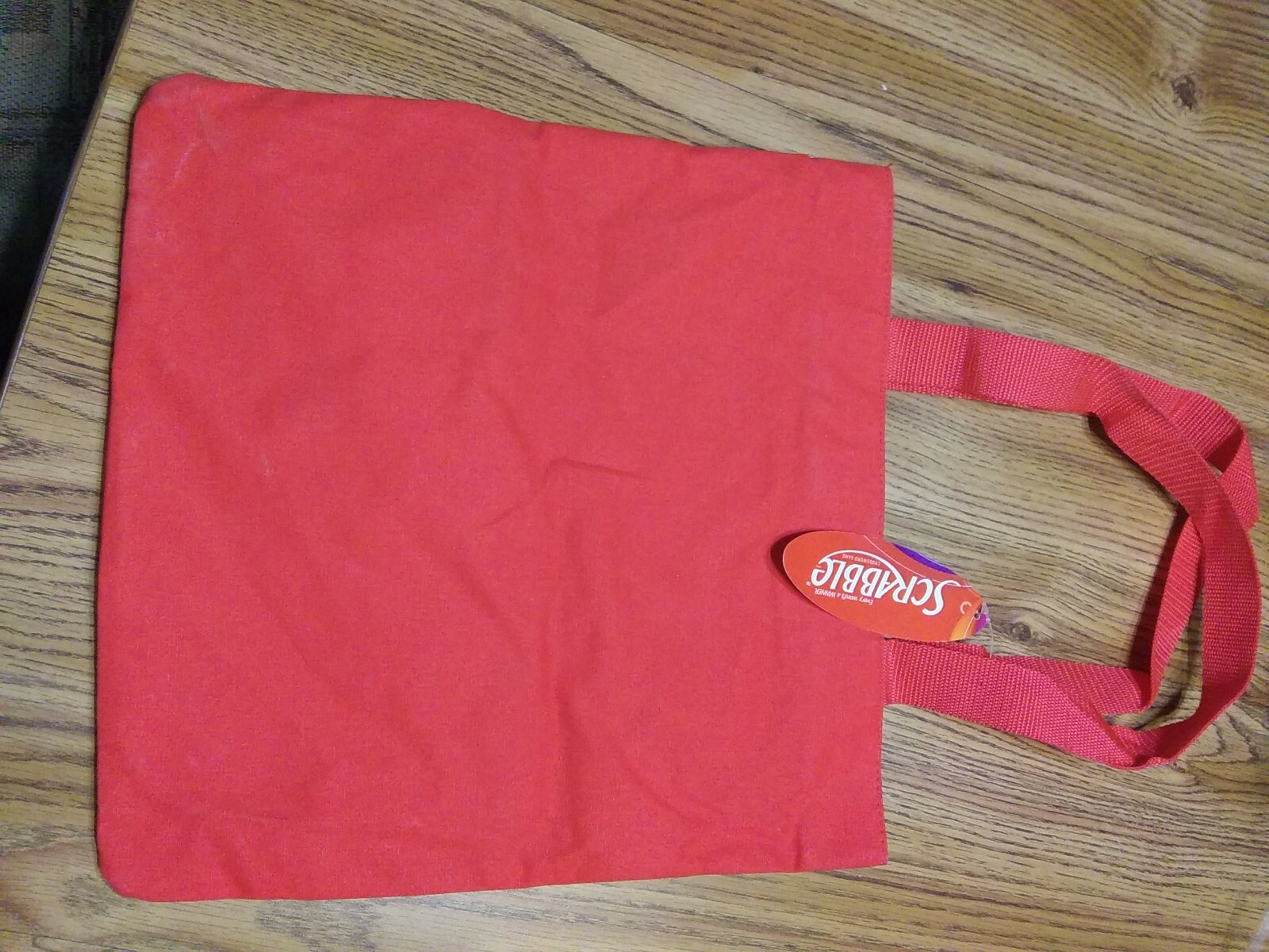 Scrabble Tote Bag 13 1/2 × 13 1/2 NWT