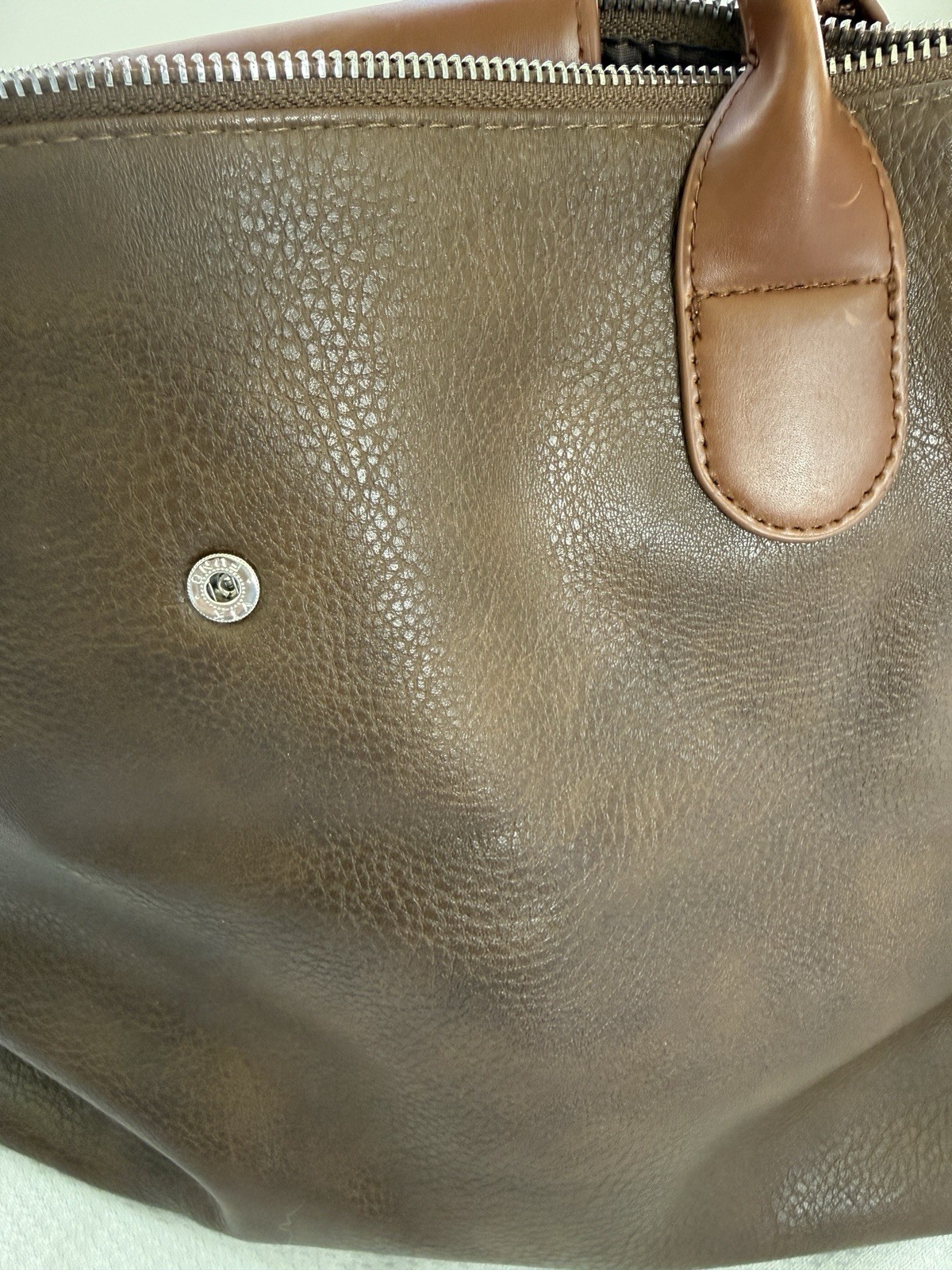 Brouk & Co Alpha Duffel Bag Chocolate Brown