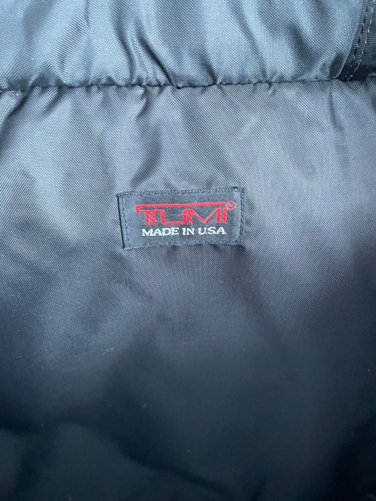 Tumi Black Expandable Nylon Portfolio Briefcase Bag 11.5 X 16.5 X 4.5-5.5