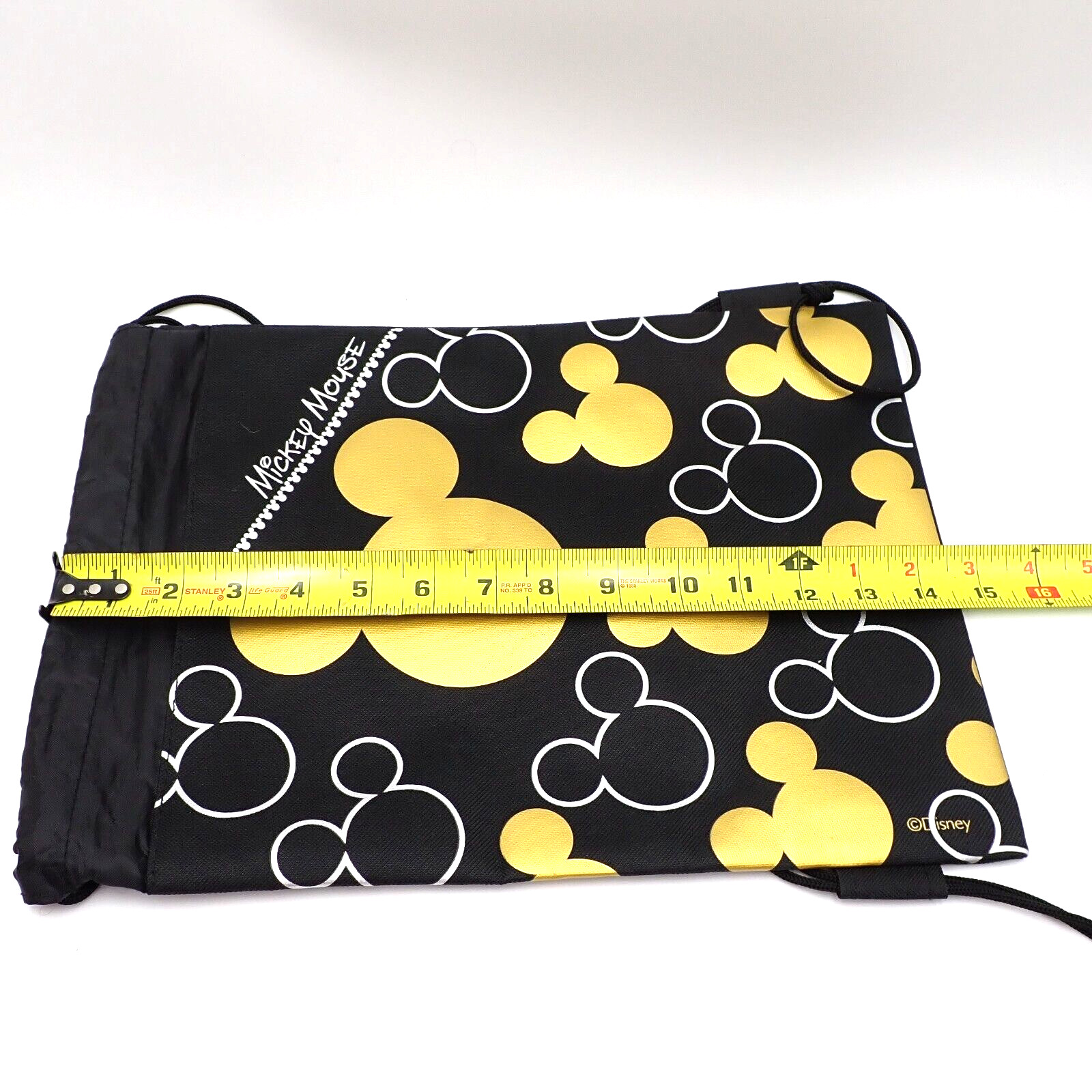 Mickey Mouse Drawstring Backpack String Reusable Bag Disney Birthday Gift