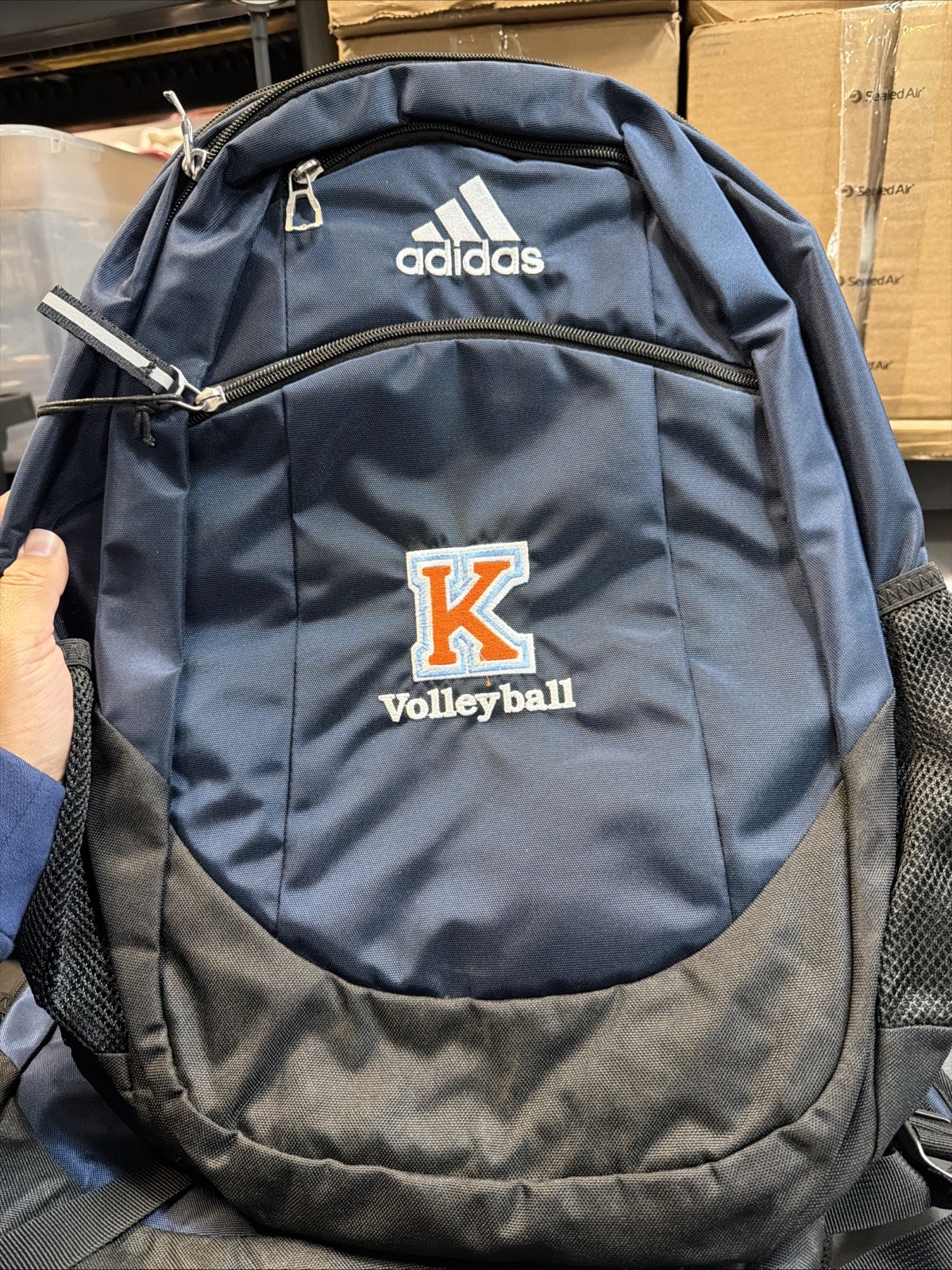 adidas Striker 2 Soccer Backpack Team Navy Blue/Black/White CI0395 New