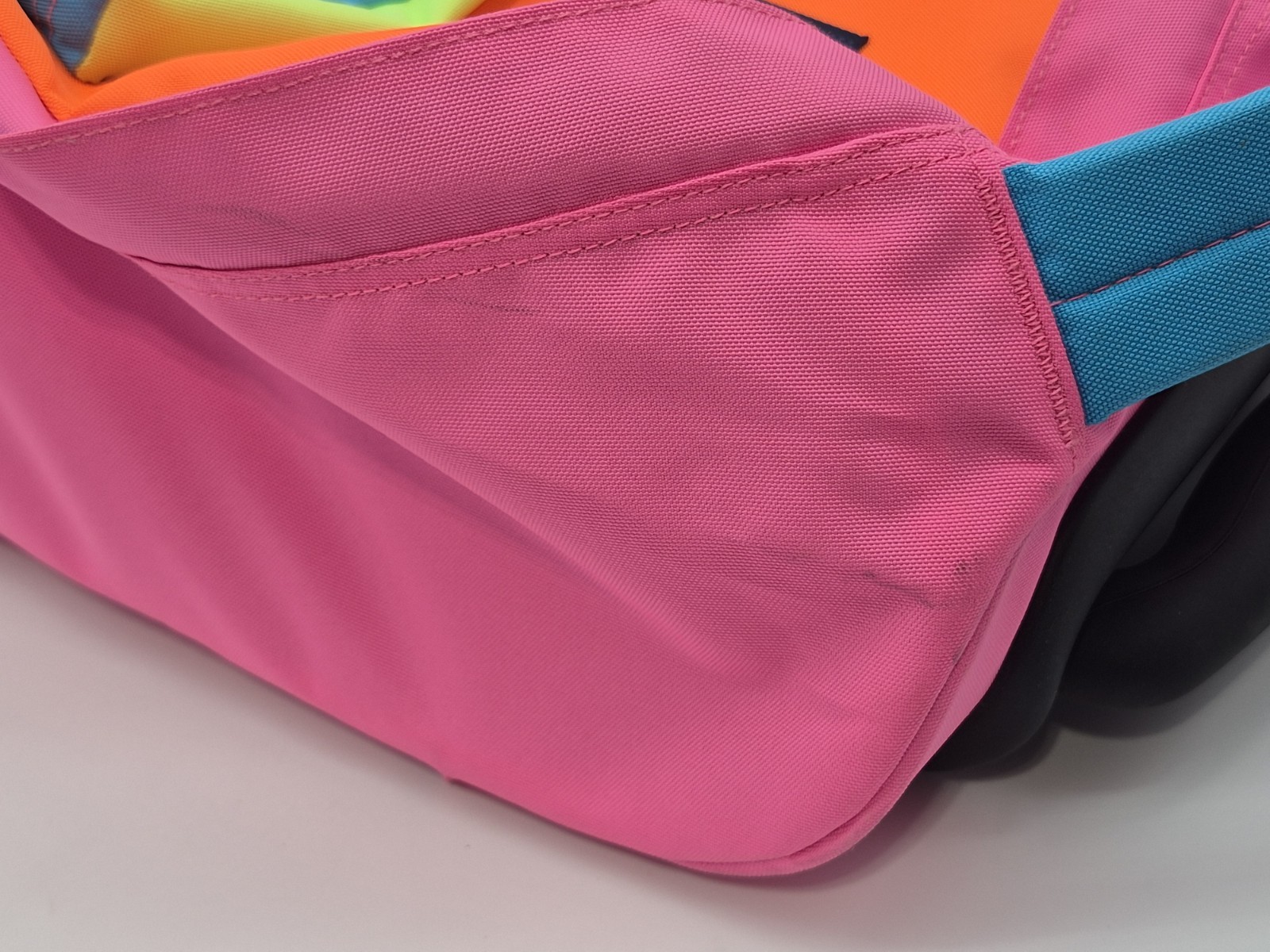 JanSport Rolling School Backpack Carry On Travel Luggage Neon Lrg THE9 Rare VHTF
