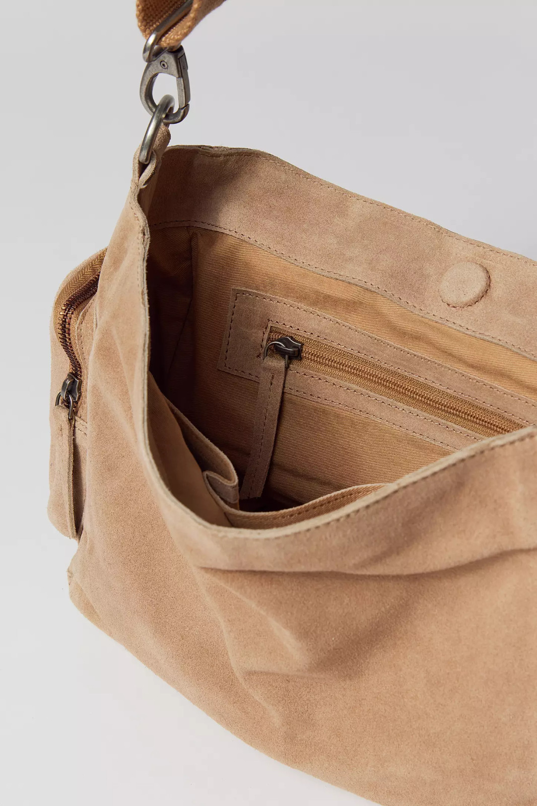 Urban Outfitters Ecote Jackson Pocket Suede Messenger Bag