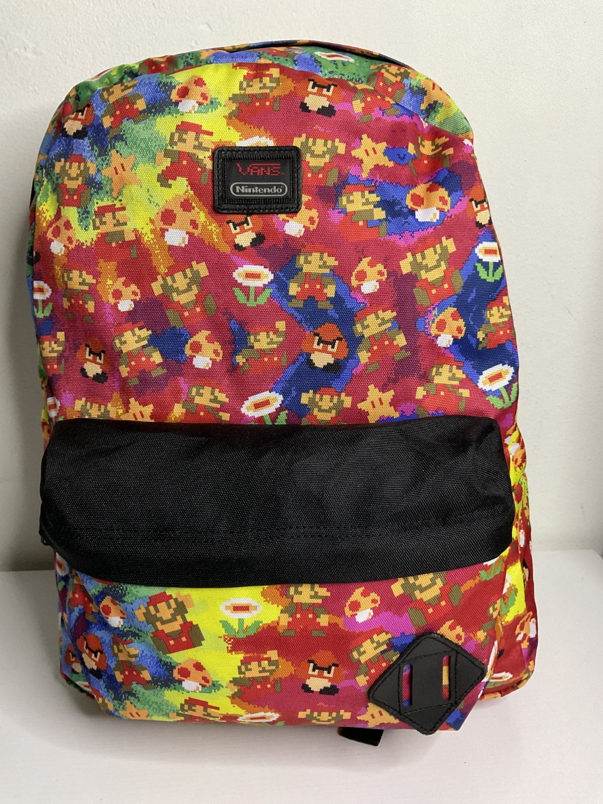 Vans X Nintendo Super Mario Bros Old Skool II Backpack 8 Bit Print