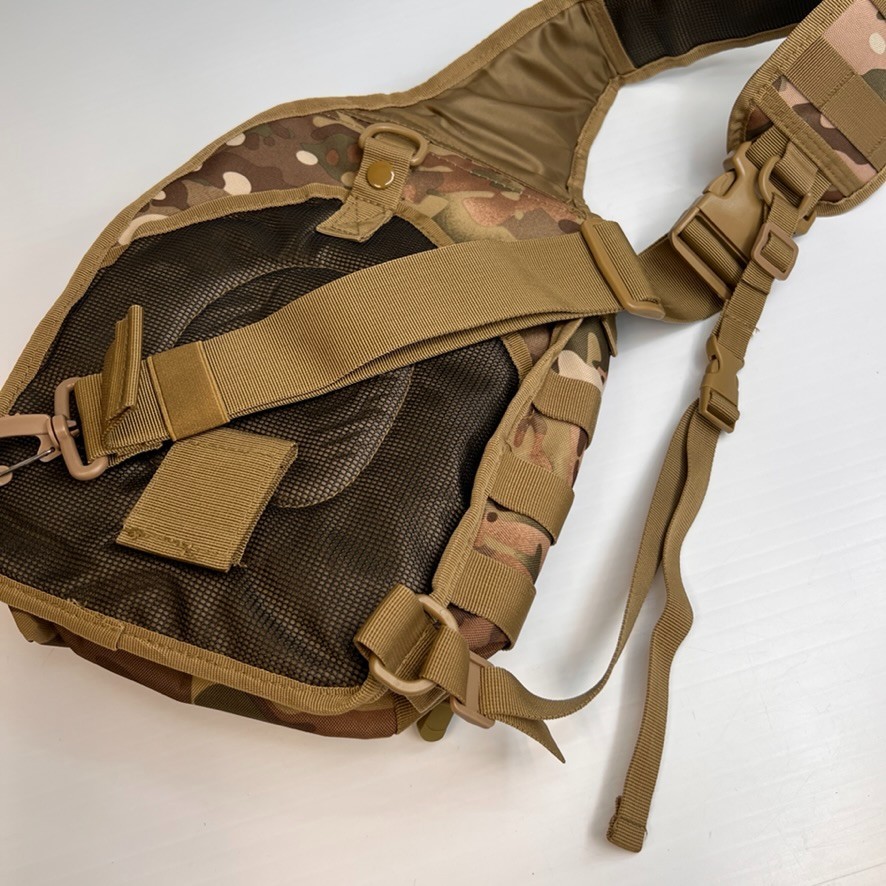 Kaufman Tactical Shoulder Bag Men Sling Molle Web Strap Camo Army Work Core Nw