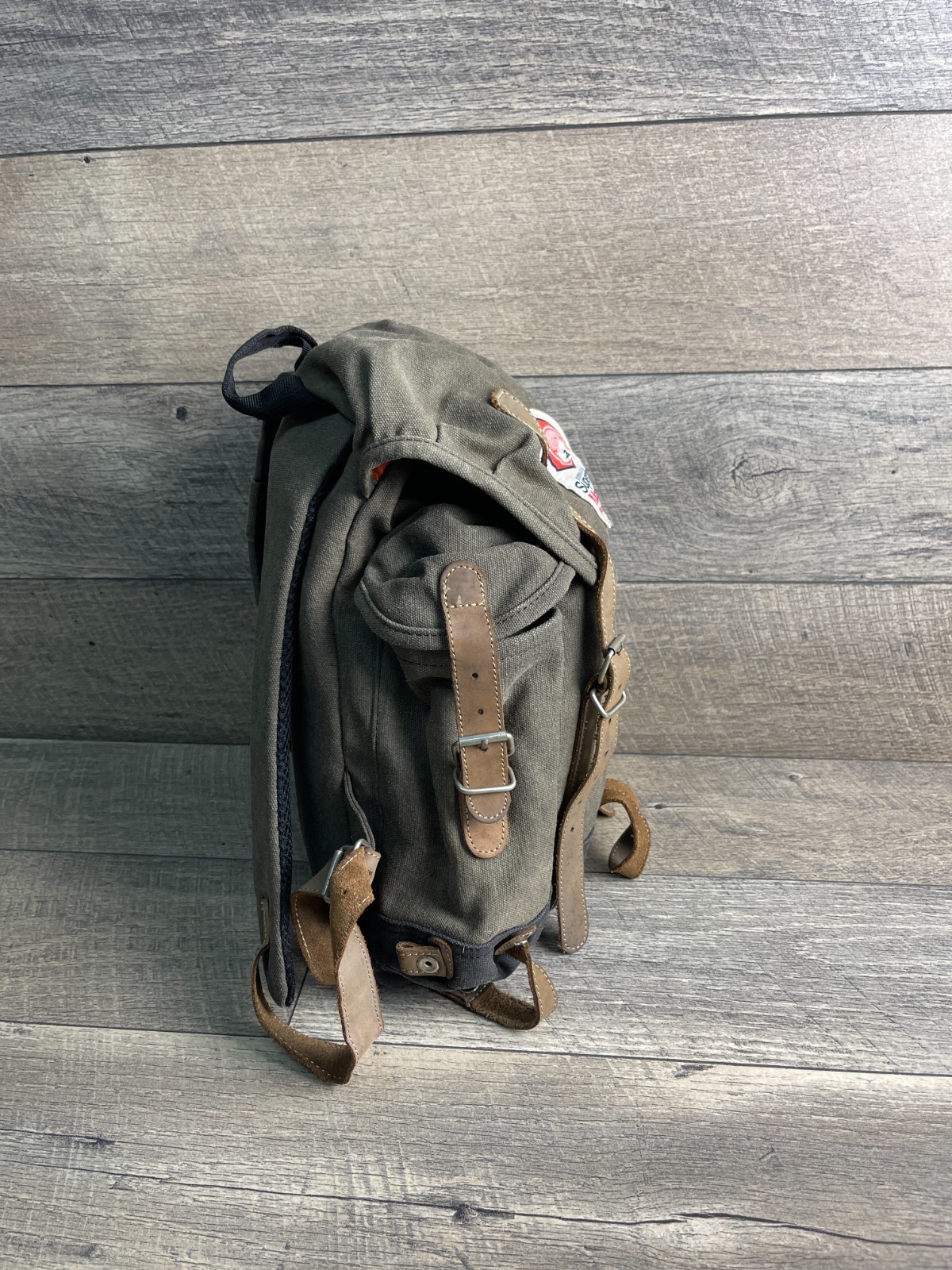 Superdry Mountain Scoutpack Bag Gray Adjustable Straps Traveling Hiking Camping