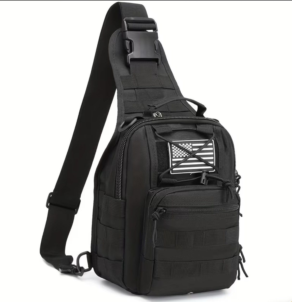 US Multi-Functional Outdoor Sports Small Chest Bag Single Shoulder Crossbody Bag