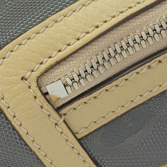 Gucci Off The Grid Backpack GG Econyl Nylon Canvas Leather Gray Beige 644992