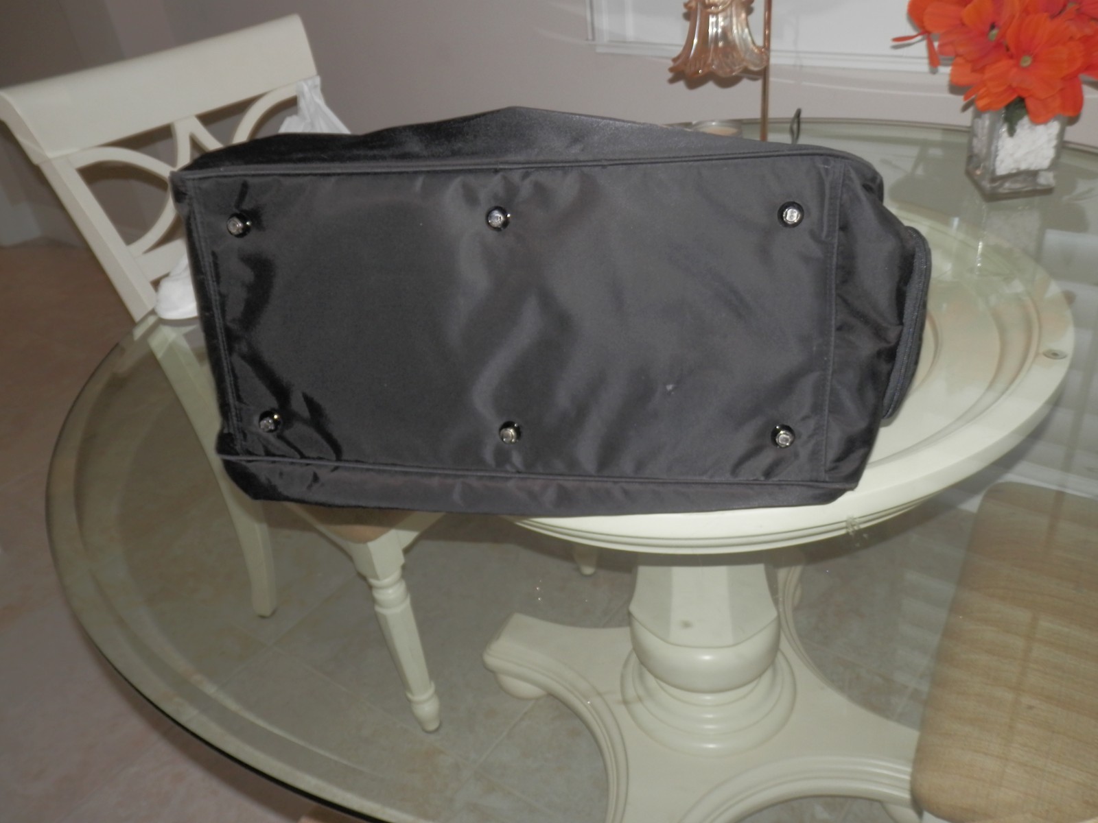 Authentic Burberry Golf Black Duffle Weekender Travel Bag