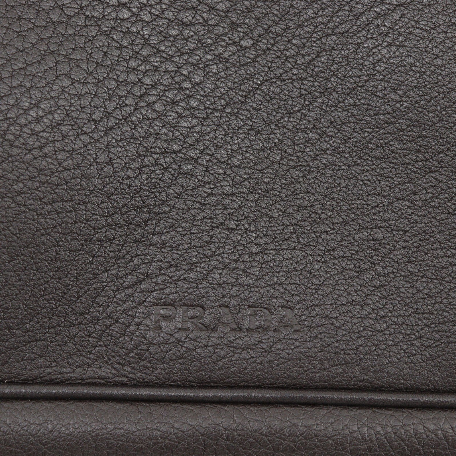 PRADA Messenger bag Shoulder Bag Brown Calfskin mens