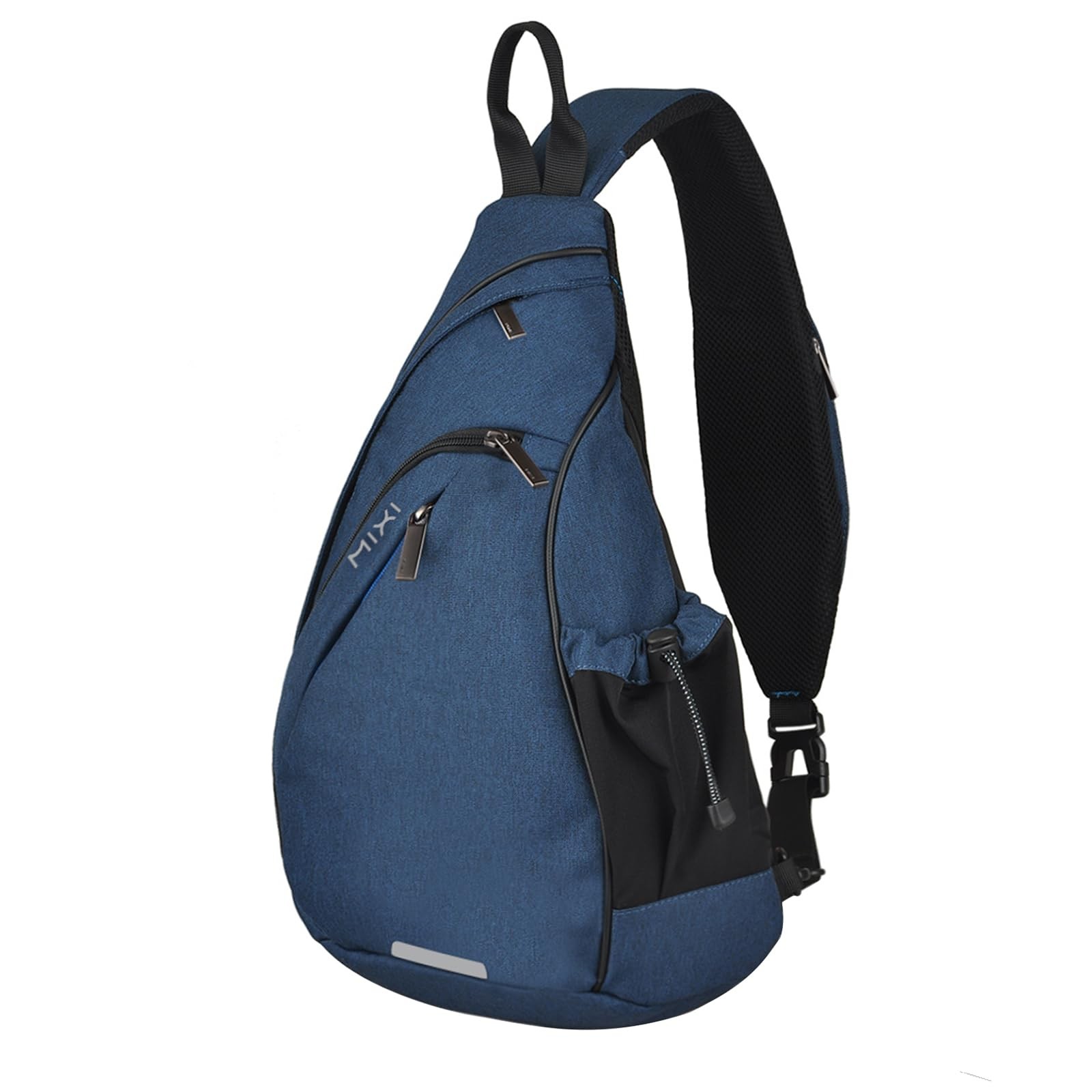 19 Inch Sling Bag Men Backpack Unisex One Shoulder Hiking Crossbody USB Port