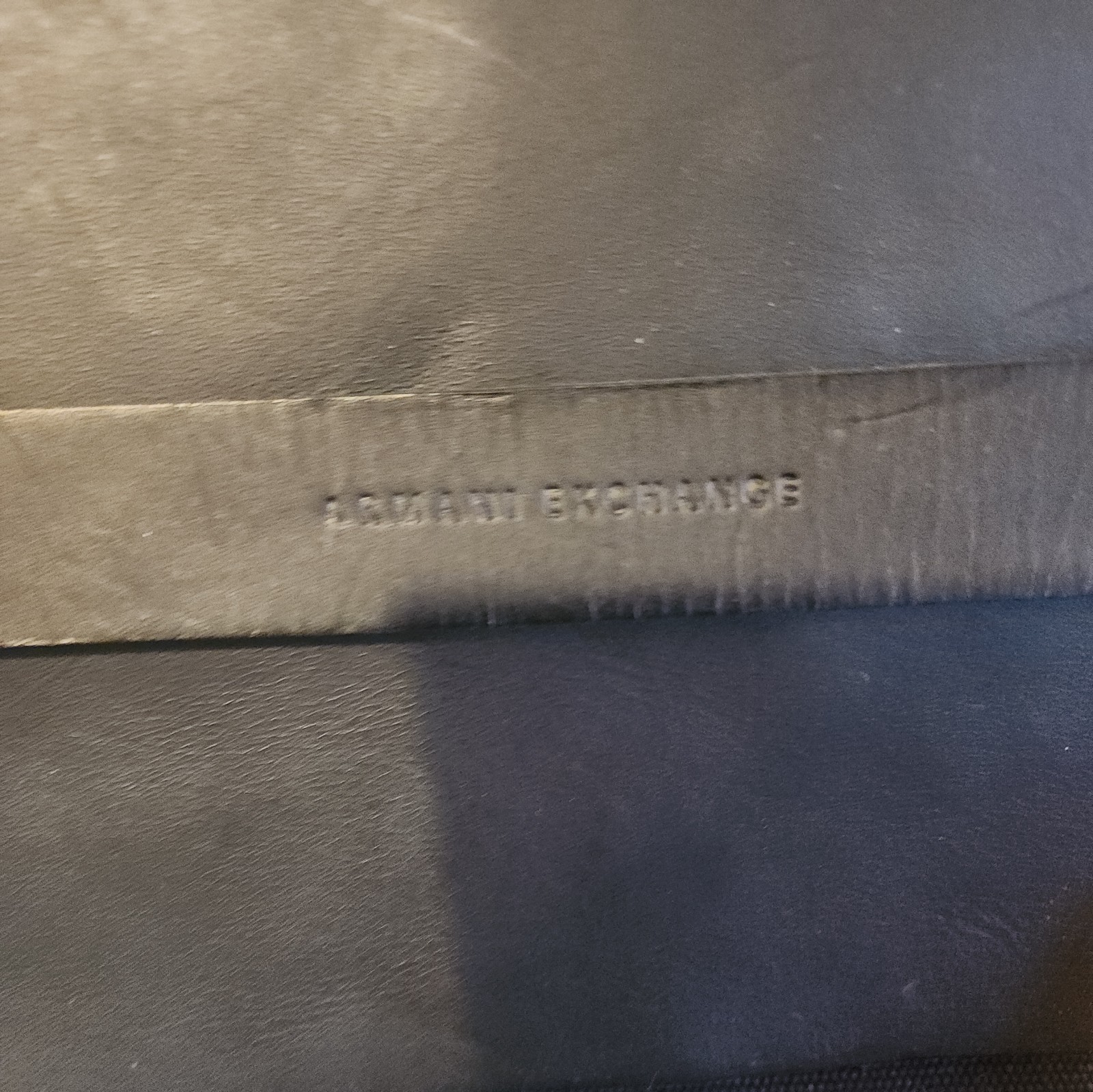 ARMANI EXCHANGE Shoulder Bag Nylon Black 12x10in