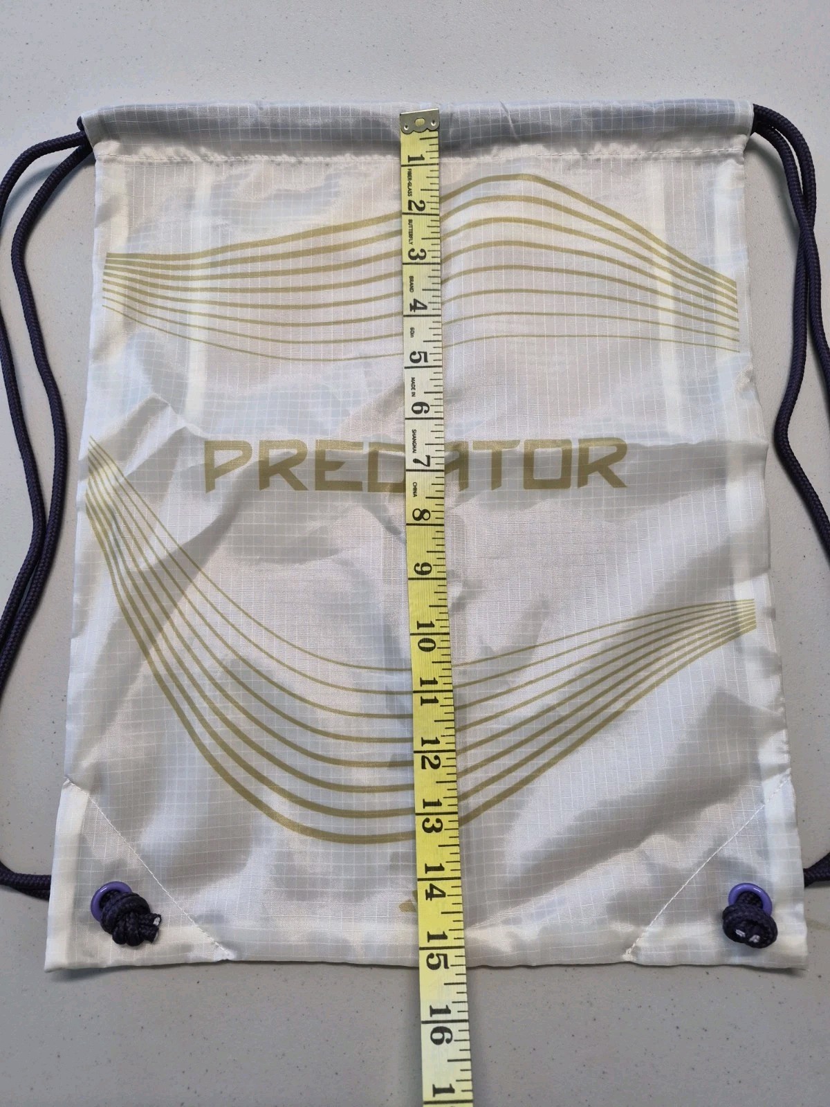 Adidas Predator Drawstring Shoebag Only “Road To Glory” Series Zippered Pocket