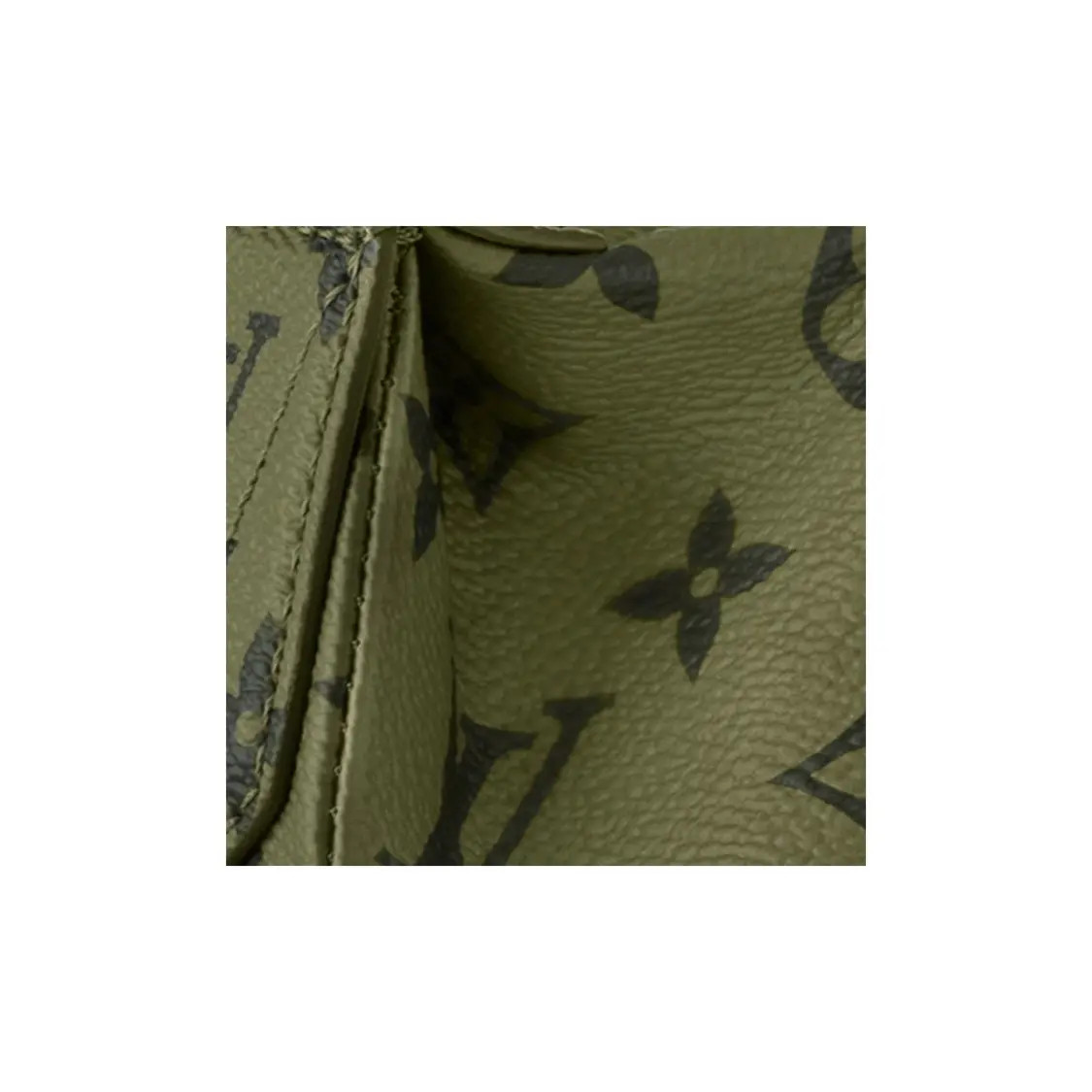 LOUIS VUITTON Hamac Zipper Closure Canvas Crossbody Bag Men’s 15.4×3.9×7.5 in