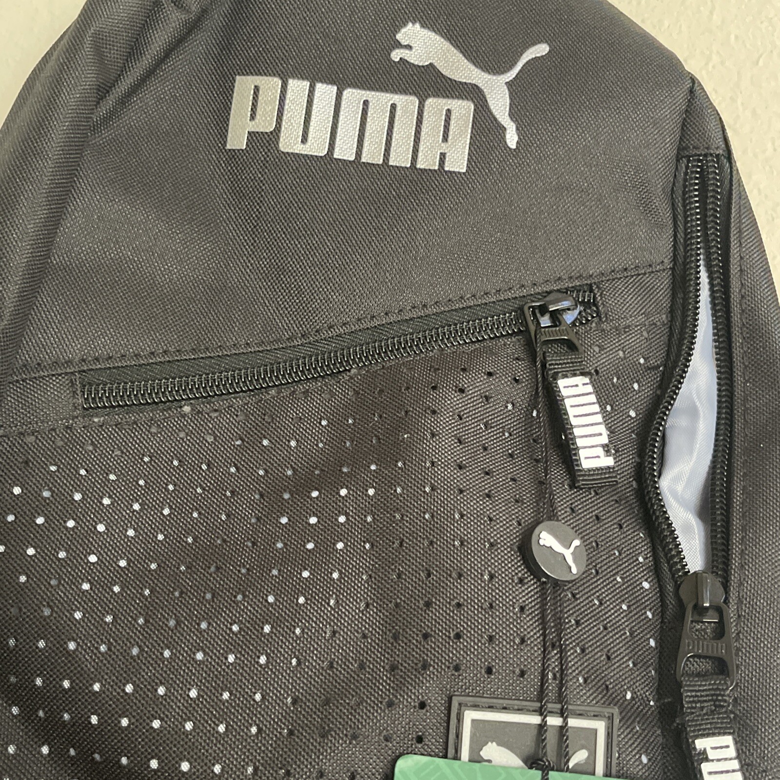 PUMA STRAP BACKPACK multiple Zip Pockets Sling Bag Sidewall Strap New With Tags!
