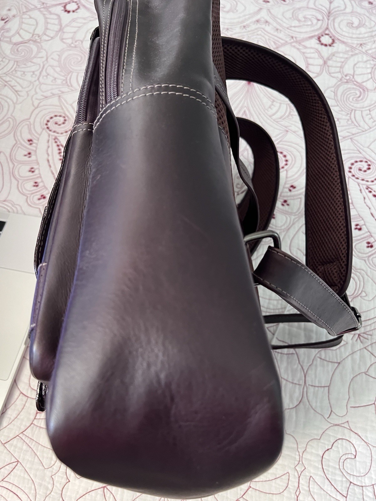 Leather Genuine Backpack 15. inch Laptop Bag made in Colombia.