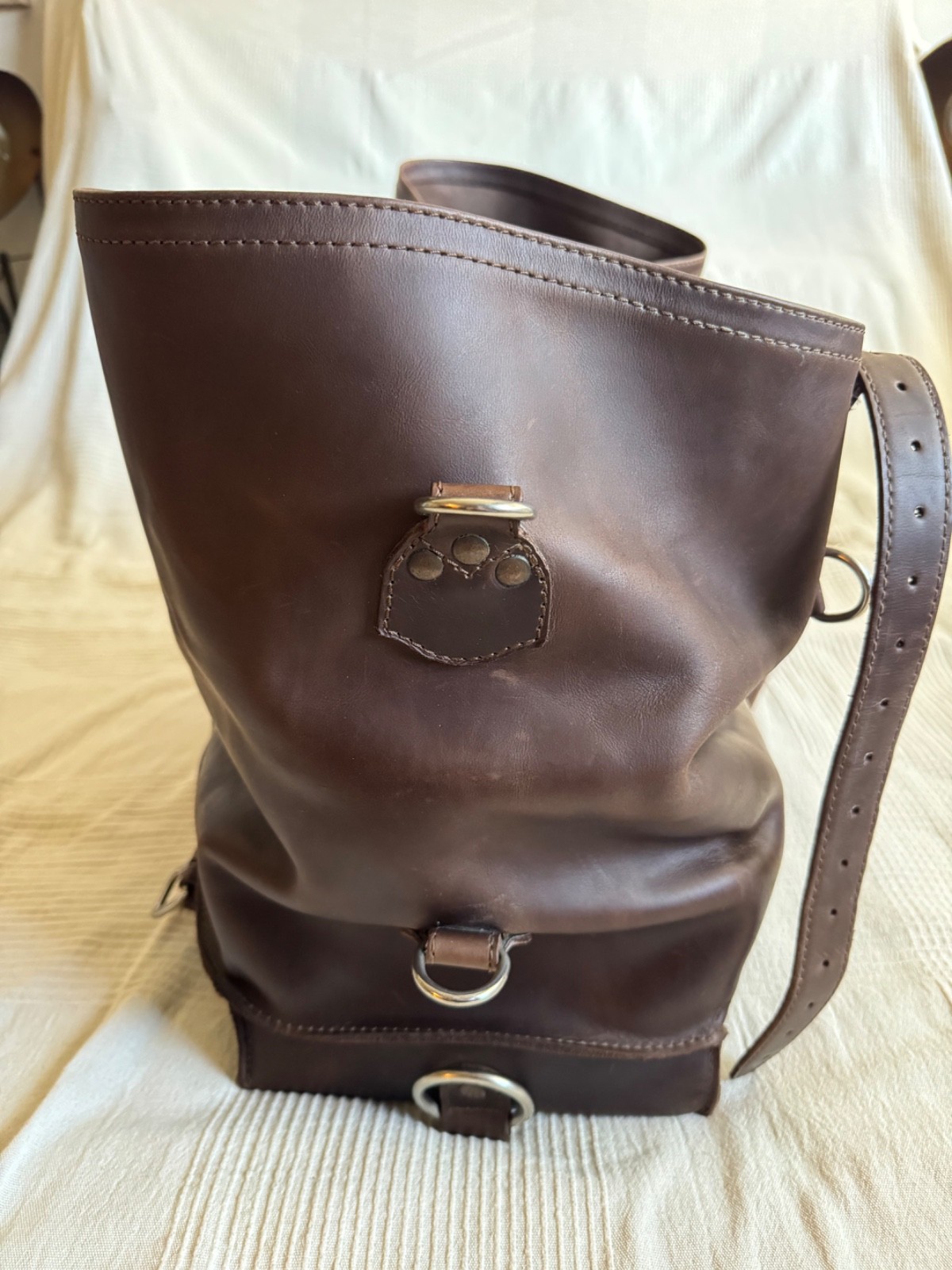 Saddleback Leather Waterbag (Duffle Bag) Dark Coffee Brown