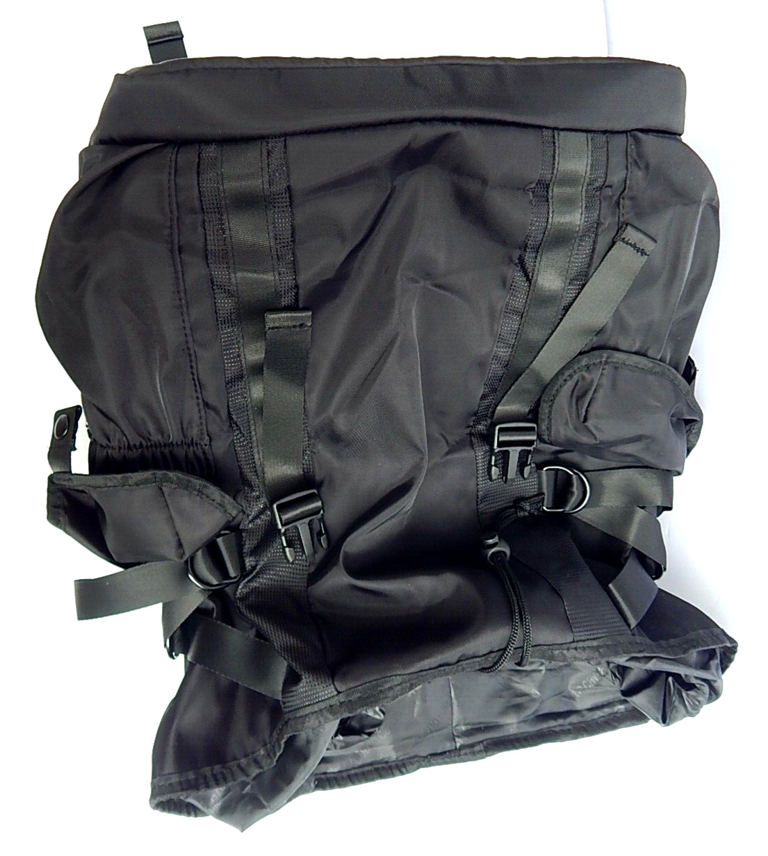 ROBERTO CAVALLI Unisex TRAVEL BACKPACK BLACK NYLON NEW AUTHENTIC
