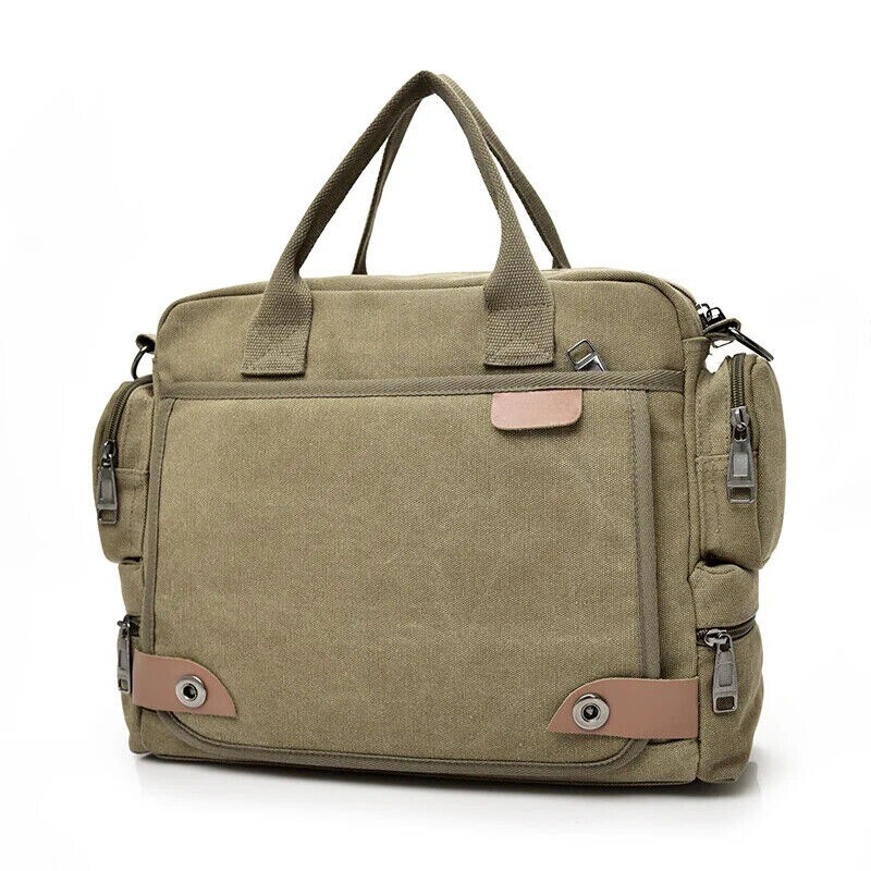 Men’s Crossbody Bag Canvas Shoulder Bag Travel Handbag Leisure Shoulder Bag