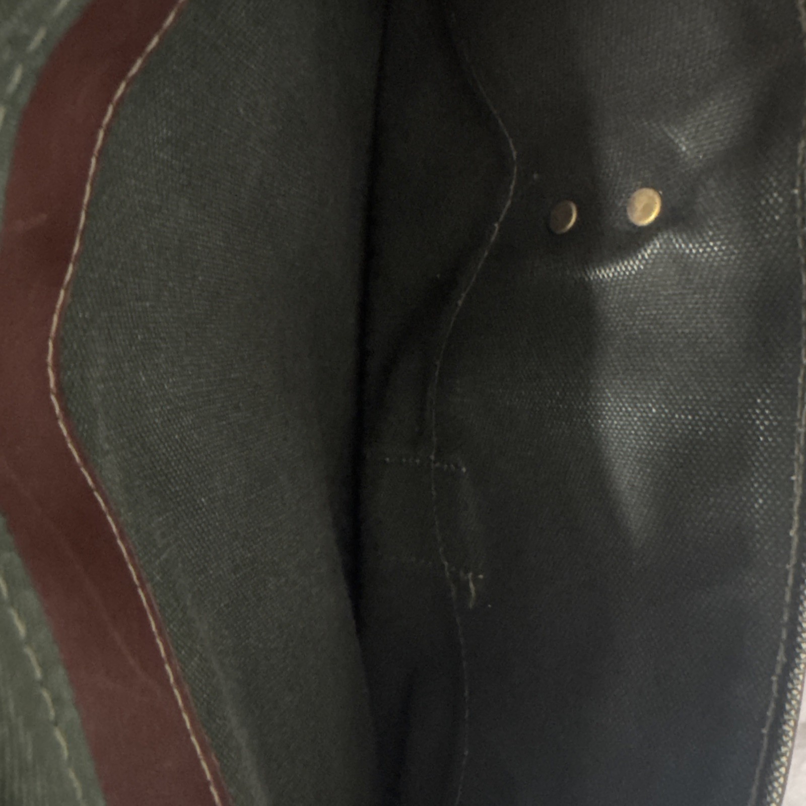 Vintage Orvis CANVAS /Leather BACK DRY GOODS Briefcase Messenger Shoulder Bag