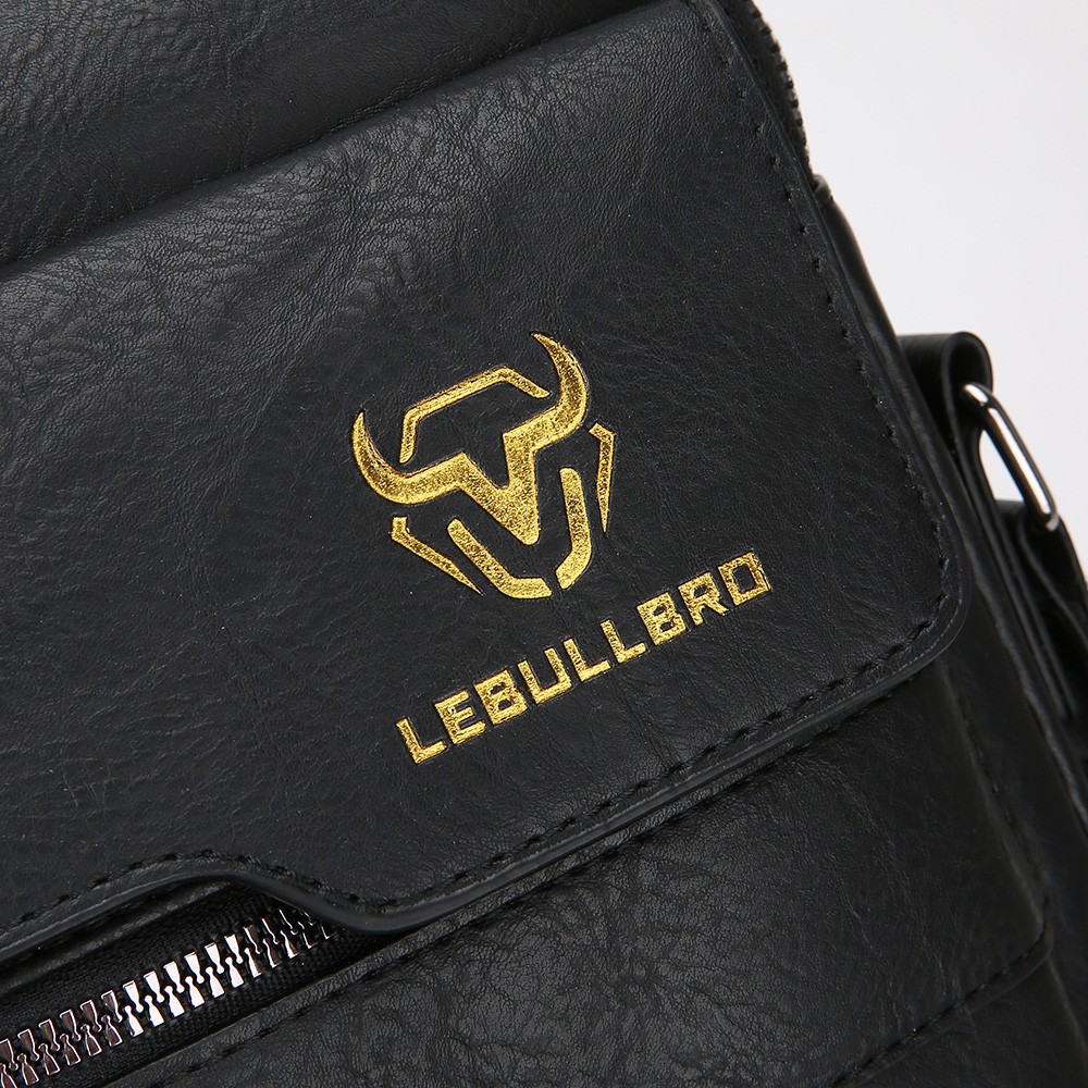 Men’s Leather Crossbody Bag Shoulder Bag Handbag Casual Business Sling Bag