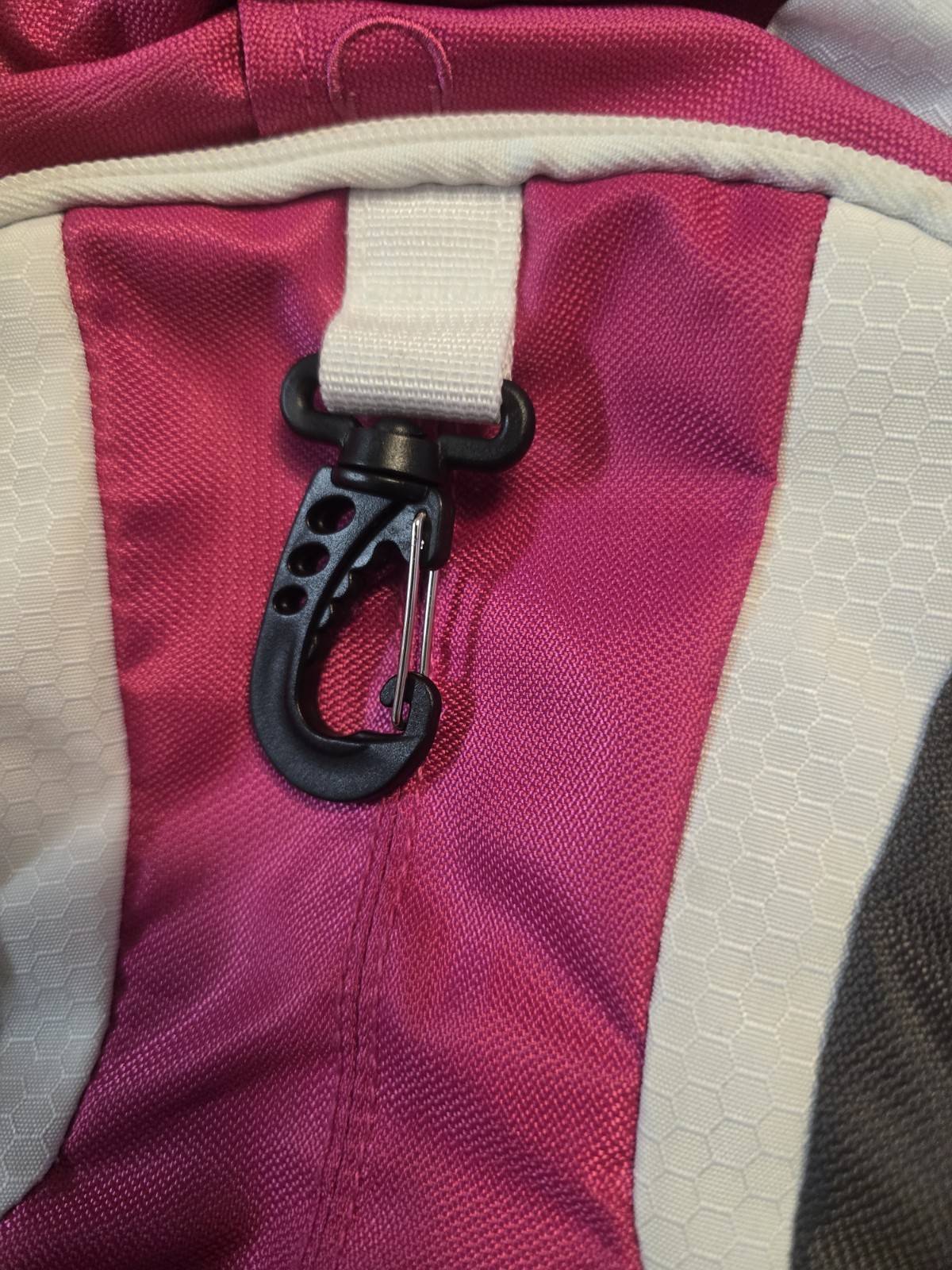 High Sierra Grip Pink Gray Backpack School Travel Hiking Laptop Book Bag Daypack